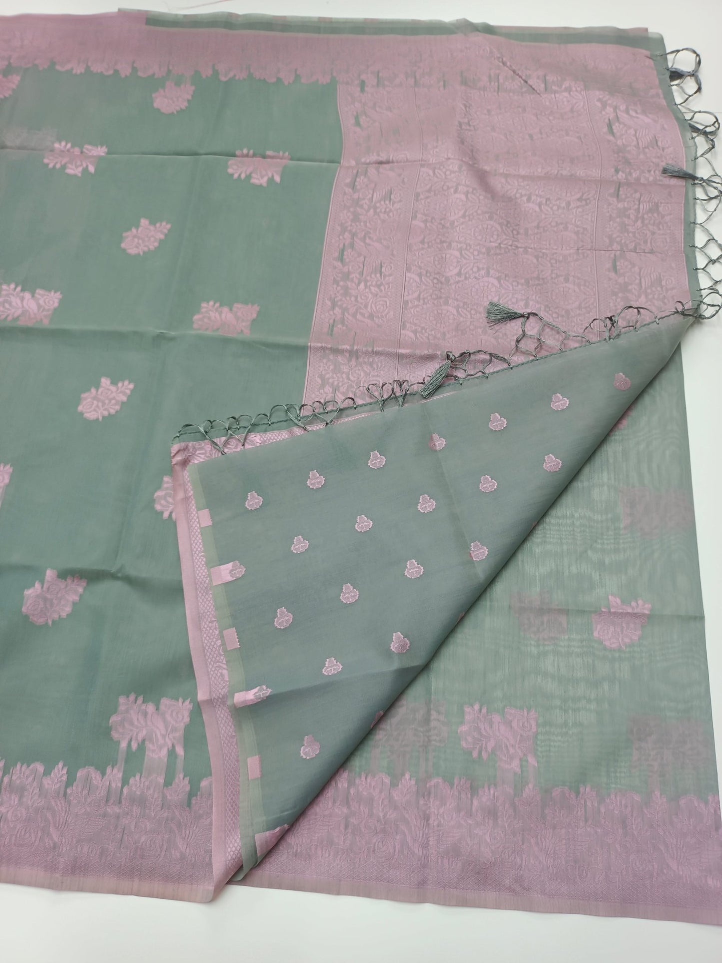 FANCY RAW SILK SAREE - B S CHANNABASAPPA & SONS