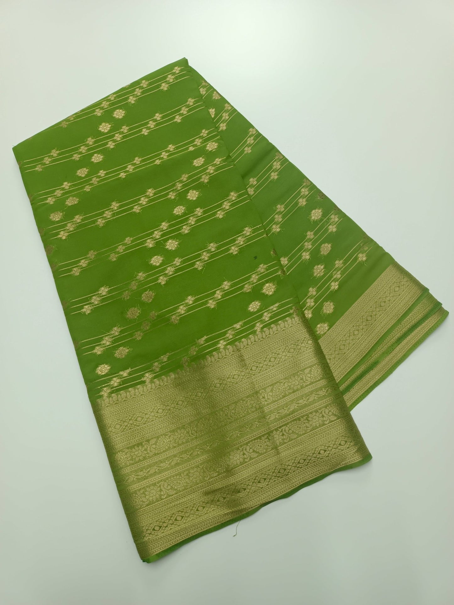 SEMI CREPE SILK SAREE - B S CHANNABASAPPA & SONS