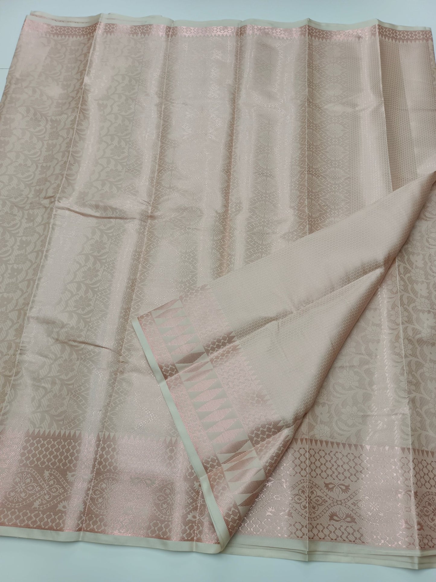 FANCY BROCADE SILK SAREE - B S CHANNABASAPPA & SONS