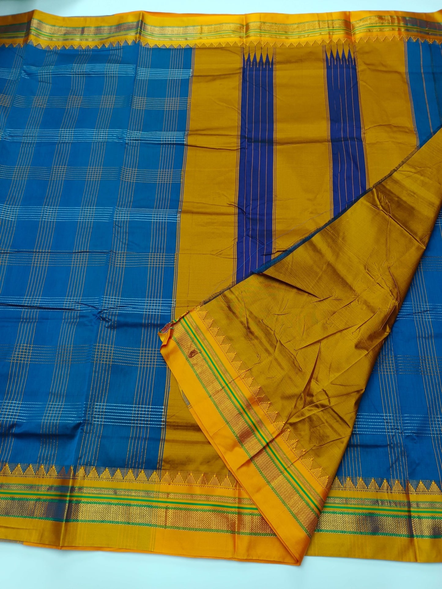 FANCY ILKAL COTTON SAREE - B S CHANNABASAPPA & SONS
