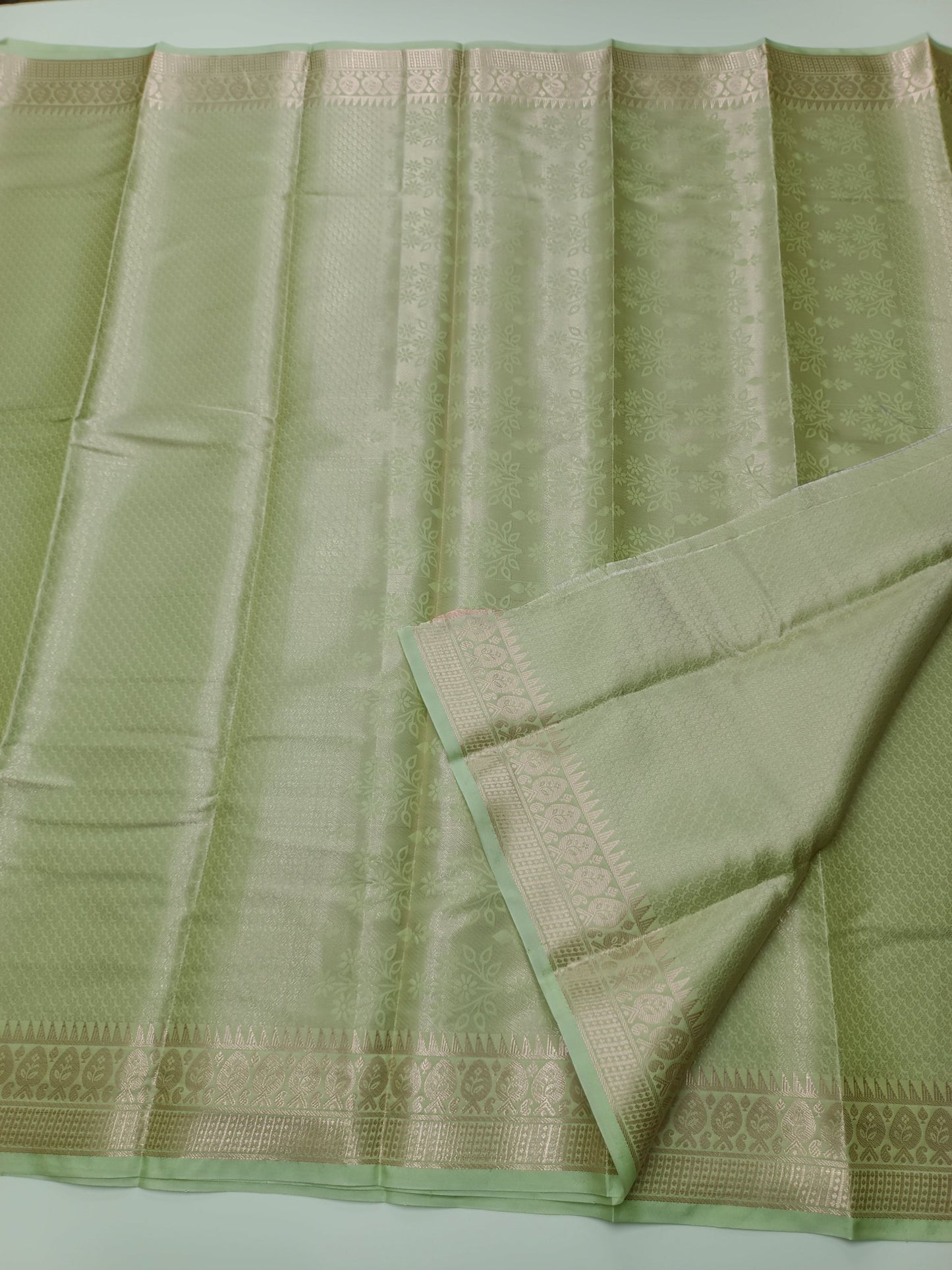 FANCY BROCADE SILK SAREE - B S CHANNABASAPPA & SONS