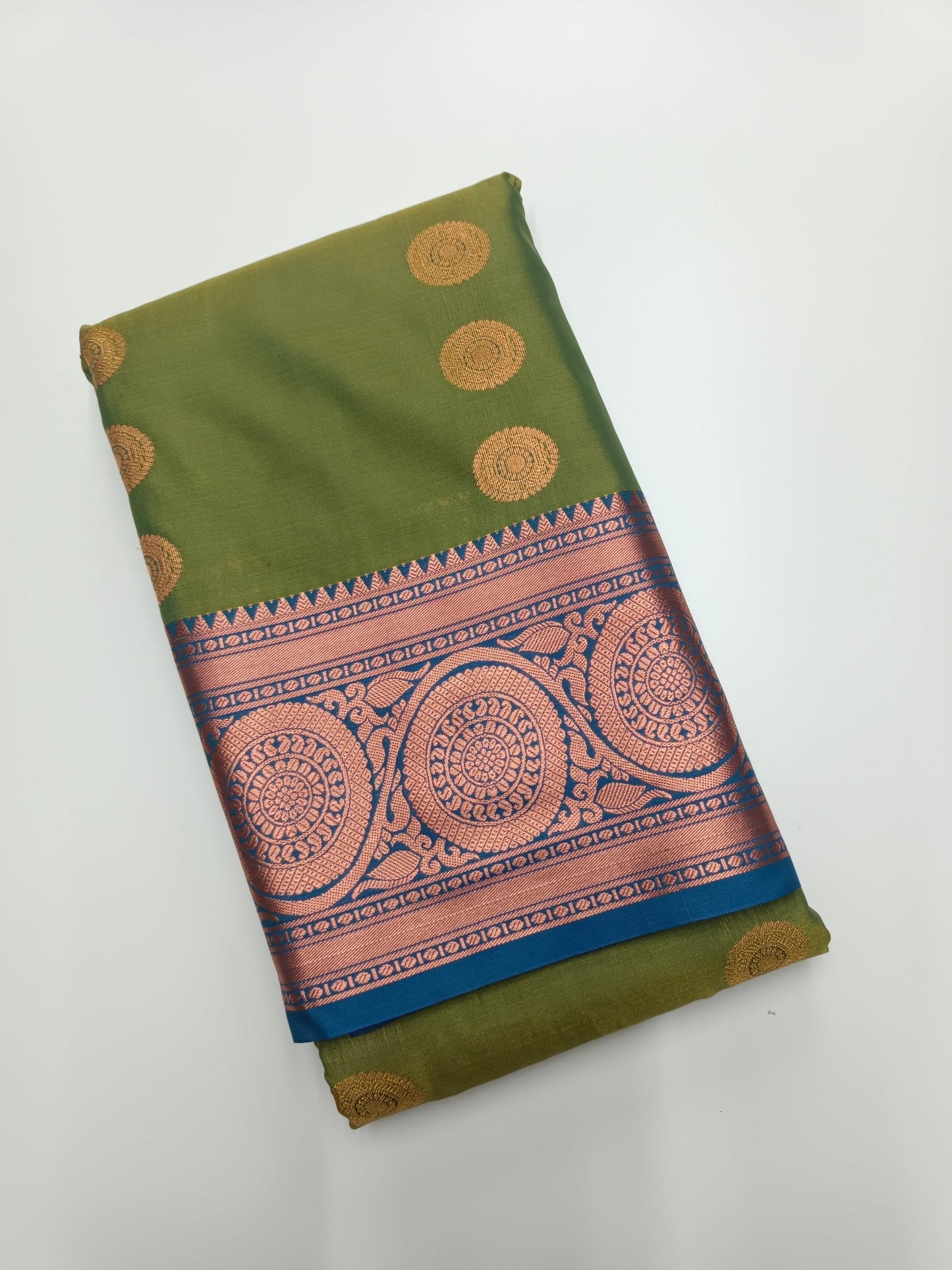 ART SILK 9 YARD SAREE - B S CHANNABASAPPA & SONS