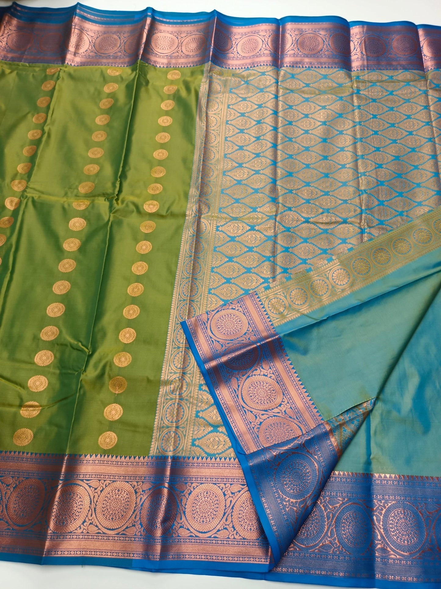 ART SILK 9 YARD SAREE - B S CHANNABASAPPA & SONS