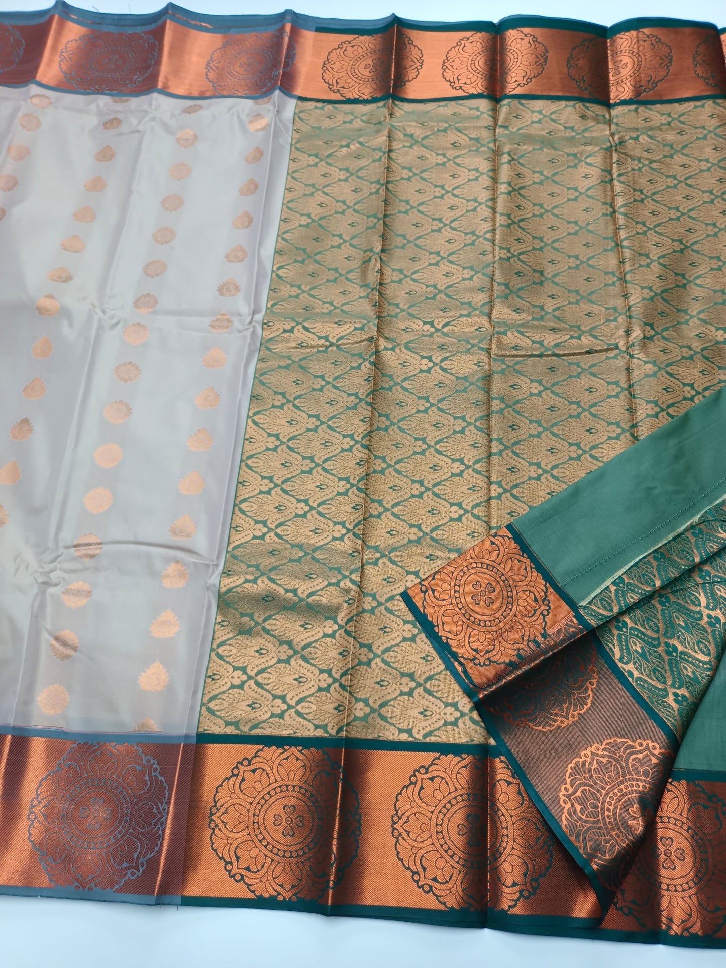 ART SILK 9 YARD SAREE - B S CHANNABASAPPA & SONS