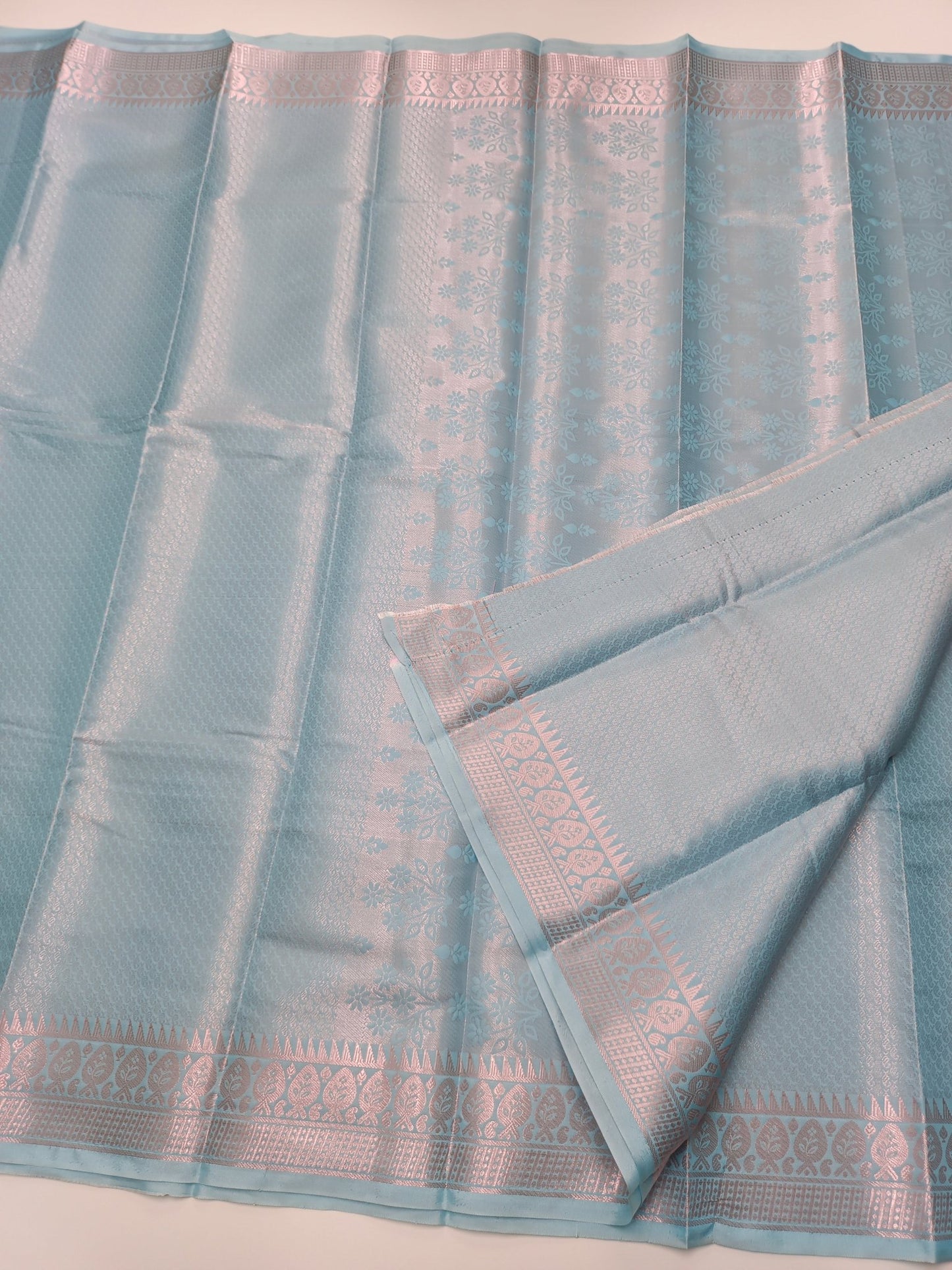 FANCY BROCADE SILK SAREE - B S CHANNABASAPPA & SONS