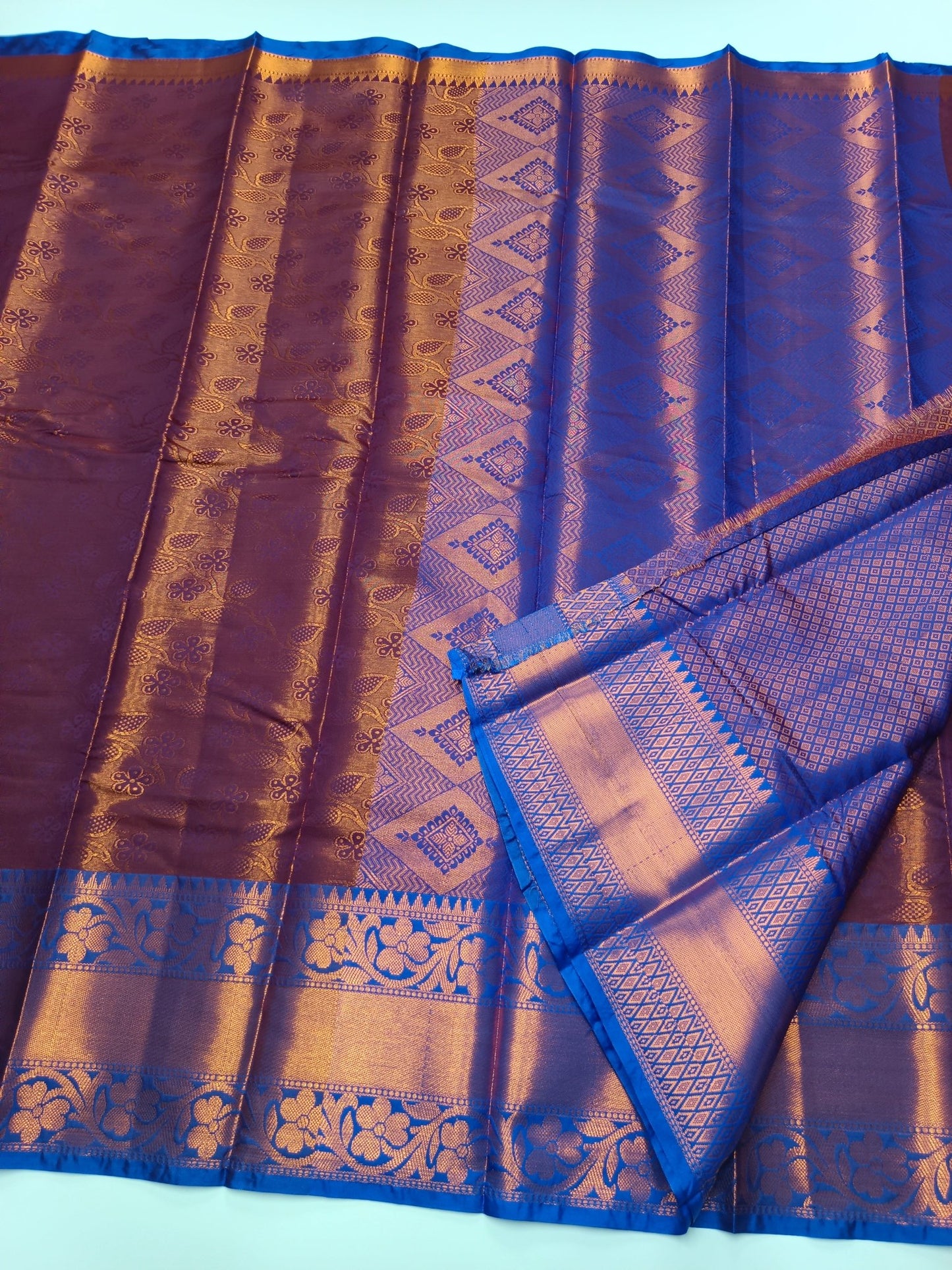 FANCY BROCADE SAREE - B S CHANNABASAPPA & SONS