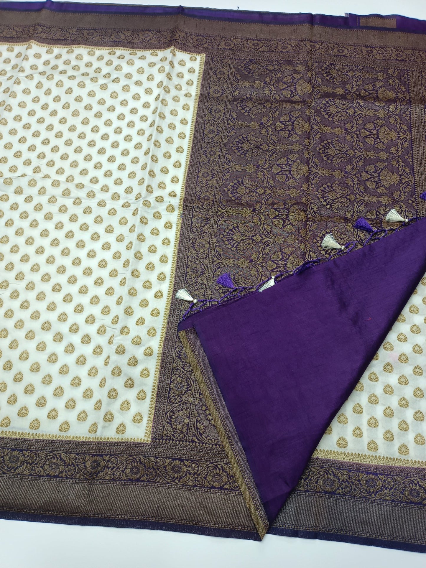 FANCY PARTY WEAR RAW SILK SAREE - B S CHANNABASAPPA & SONS