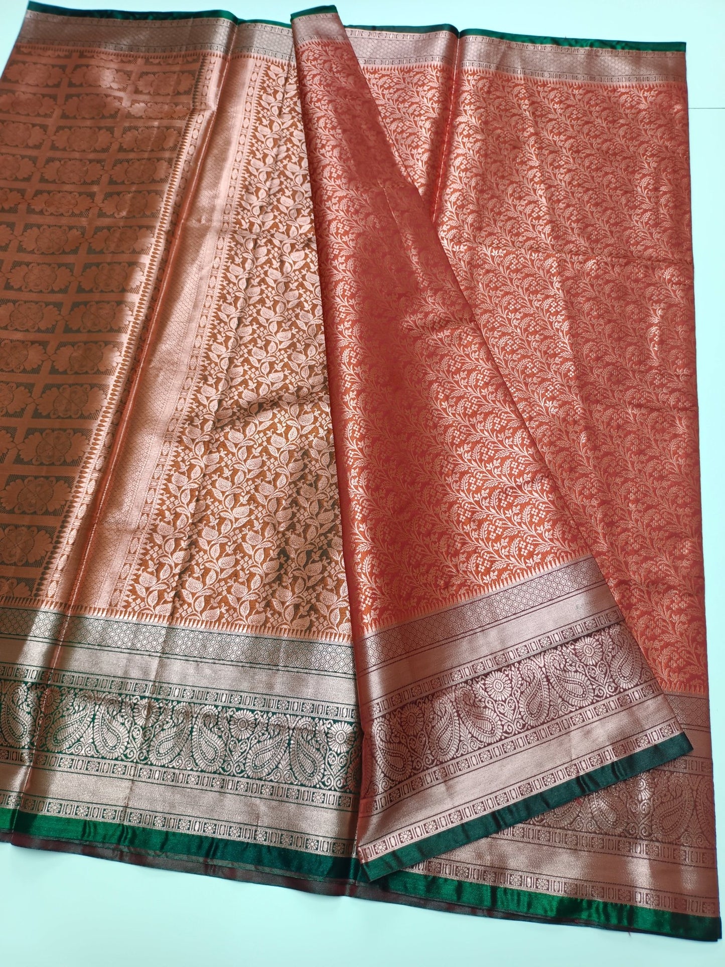 FANCY BROCADE SAREE - B S CHANNABASAPPA & SONS