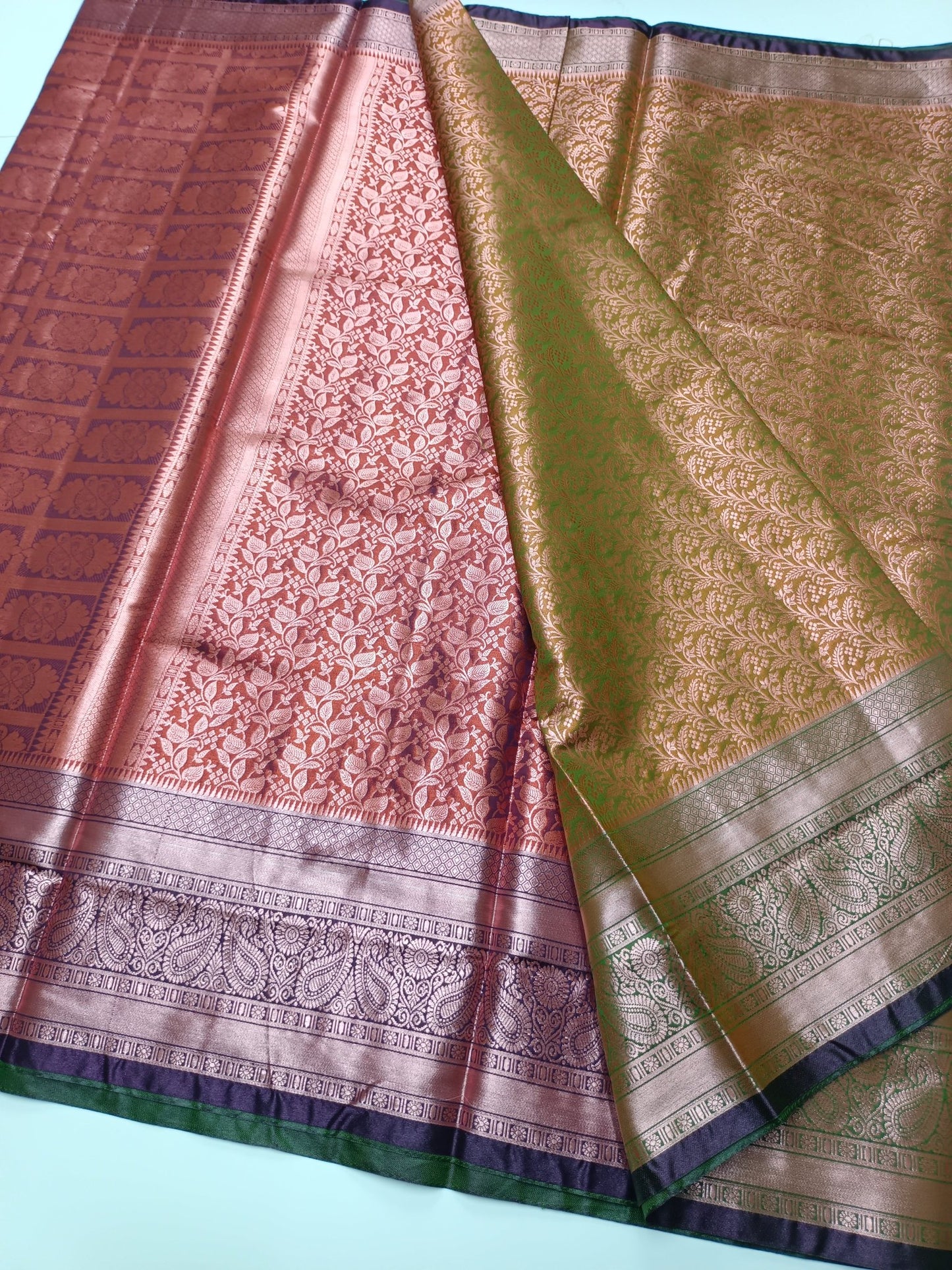 FANCY BROCADE SAREE - B S CHANNABASAPPA & SONS