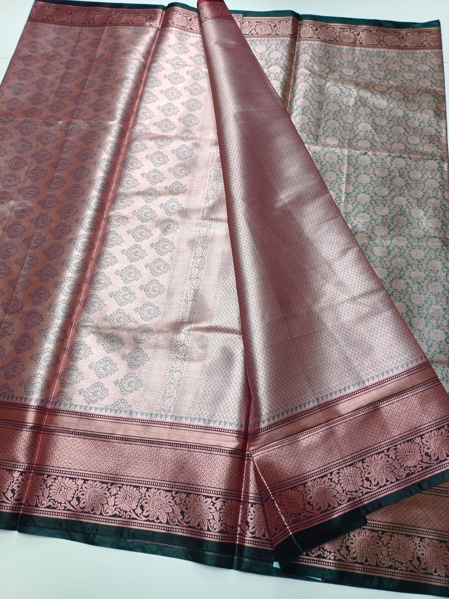 FANCY BROCADE SAREE - B S CHANNABASAPPA & SONS