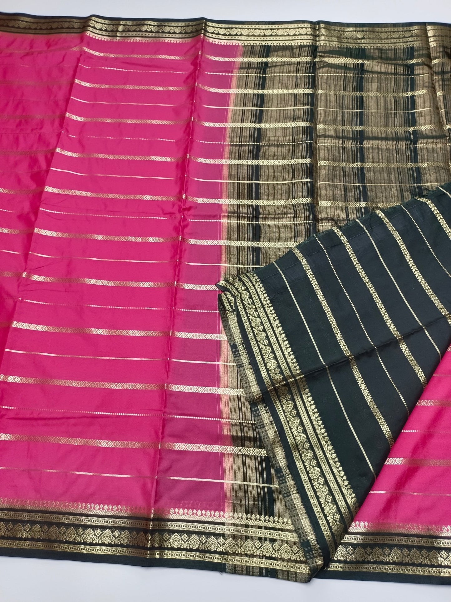 SEMI CREPE SILK SAREE - B S CHANNABASAPPA & SONS