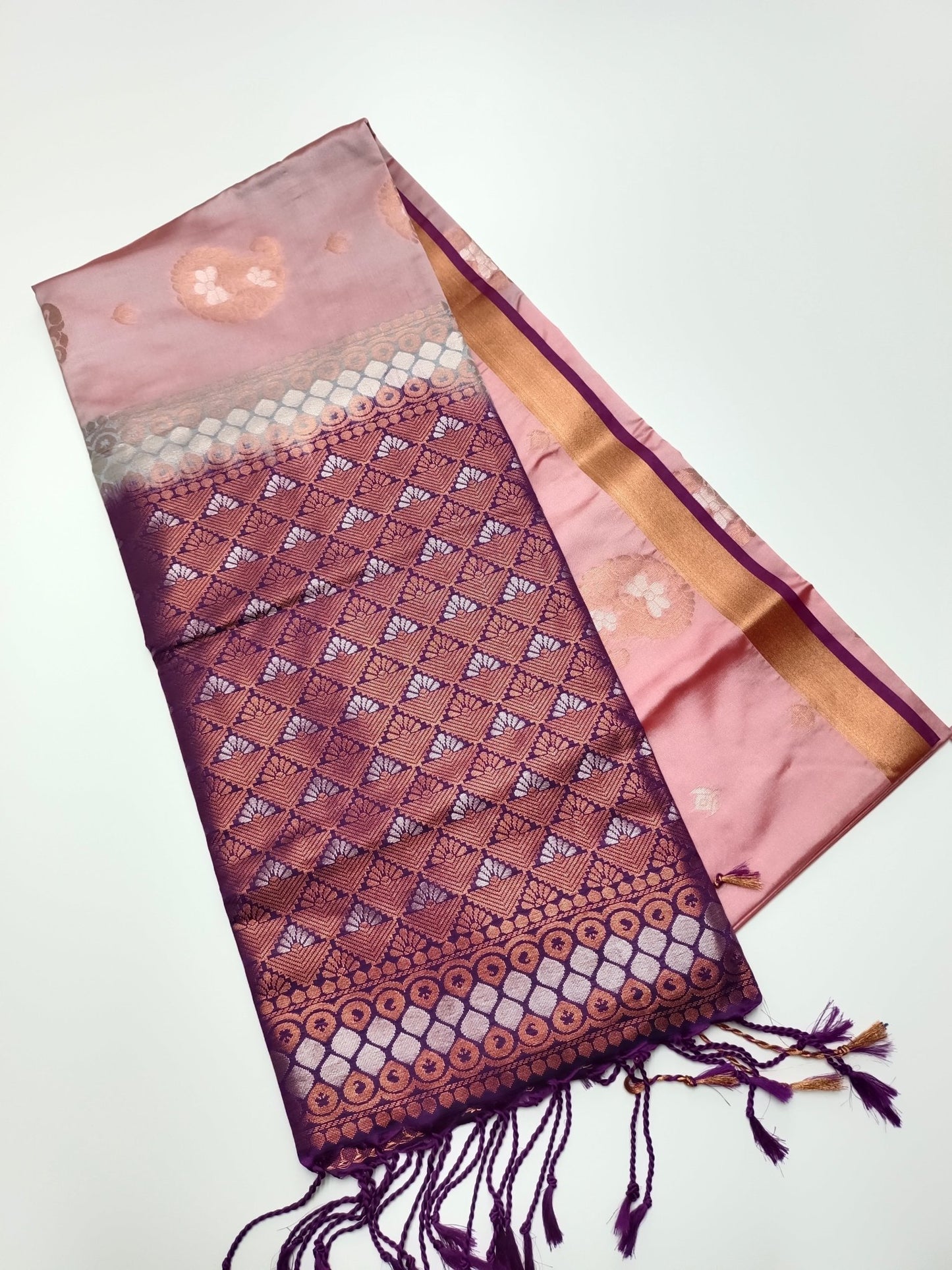 SEMI SOFT ART SILK SAREE - B S CHANNABASAPPA & SONS