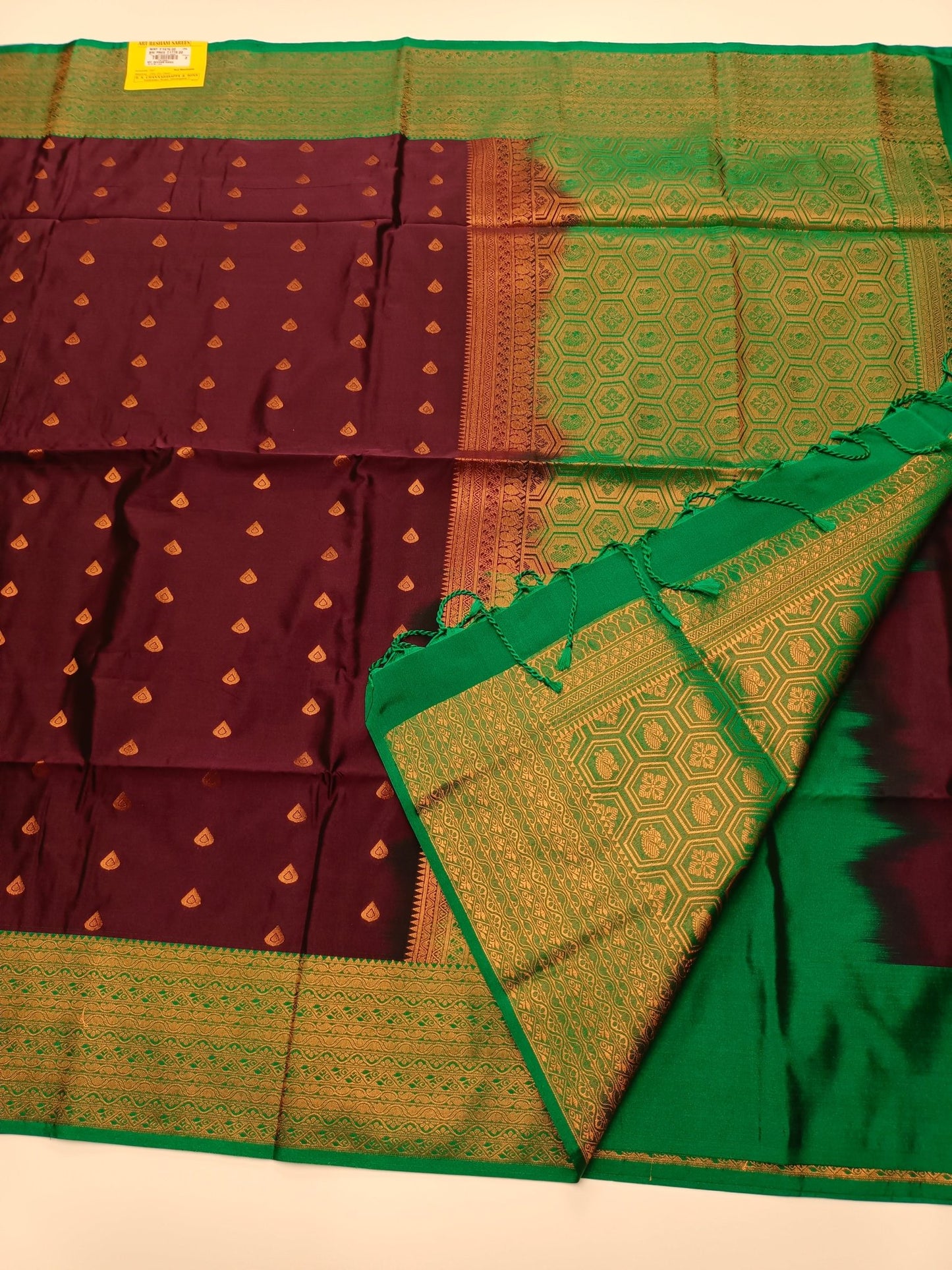 SEMI SOFT ART SILK SAREE - B S CHANNABASAPPA & SONS