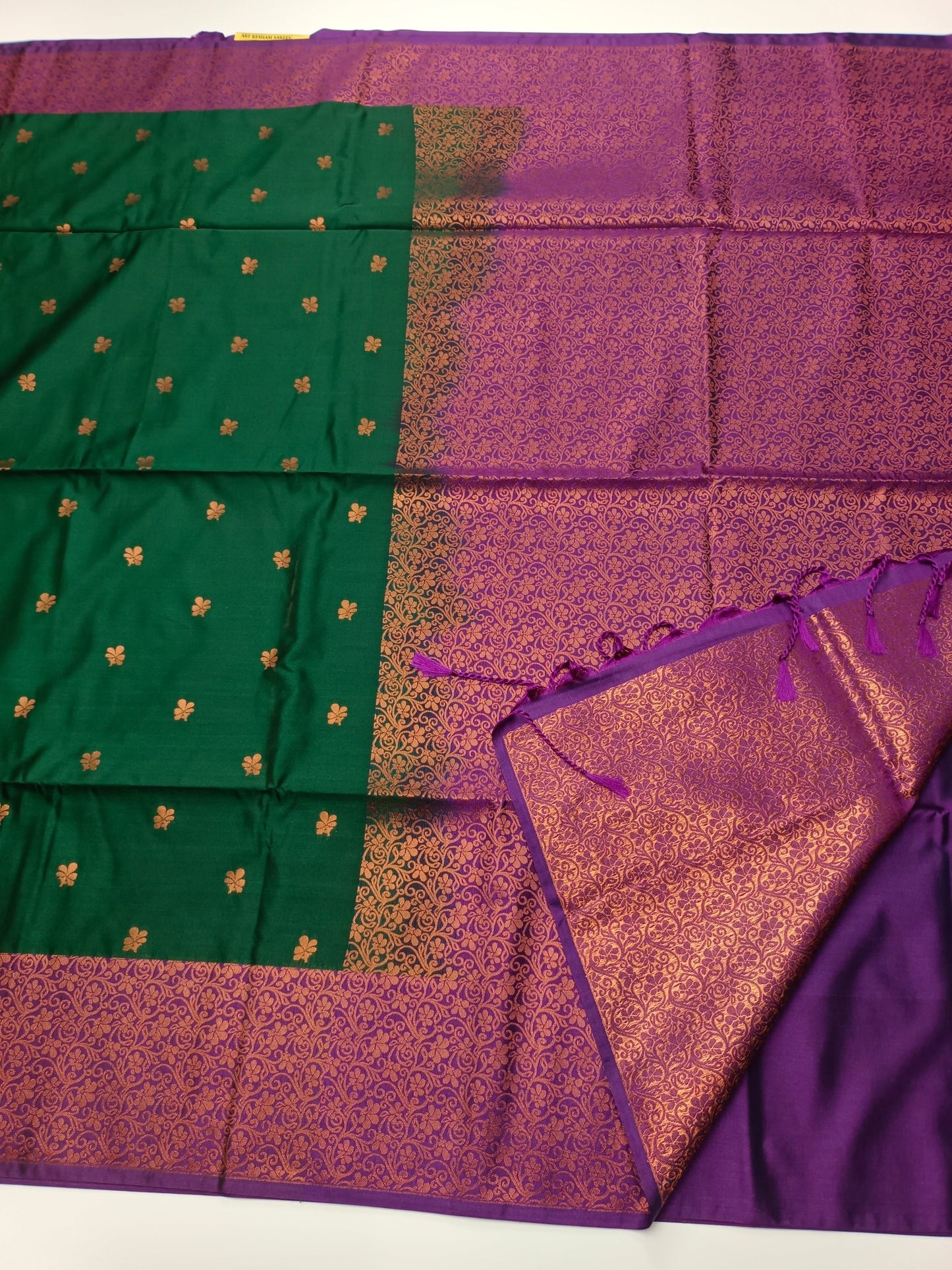 SEMI SOFT ART SILK SAREE - B S CHANNABASAPPA & SONS