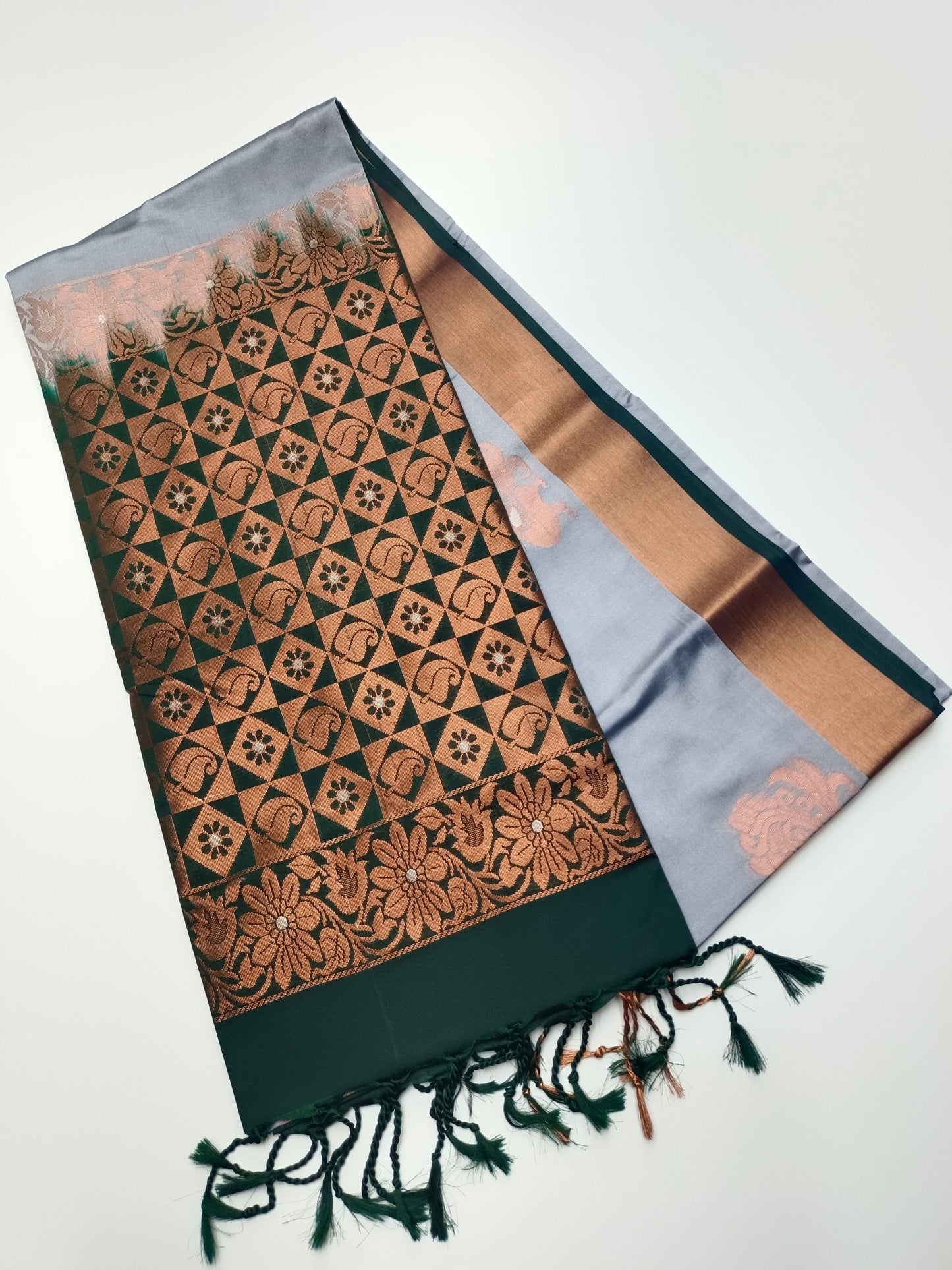 SEMI SOFT ART SILK SAREE - B S CHANNABASAPPA & SONS