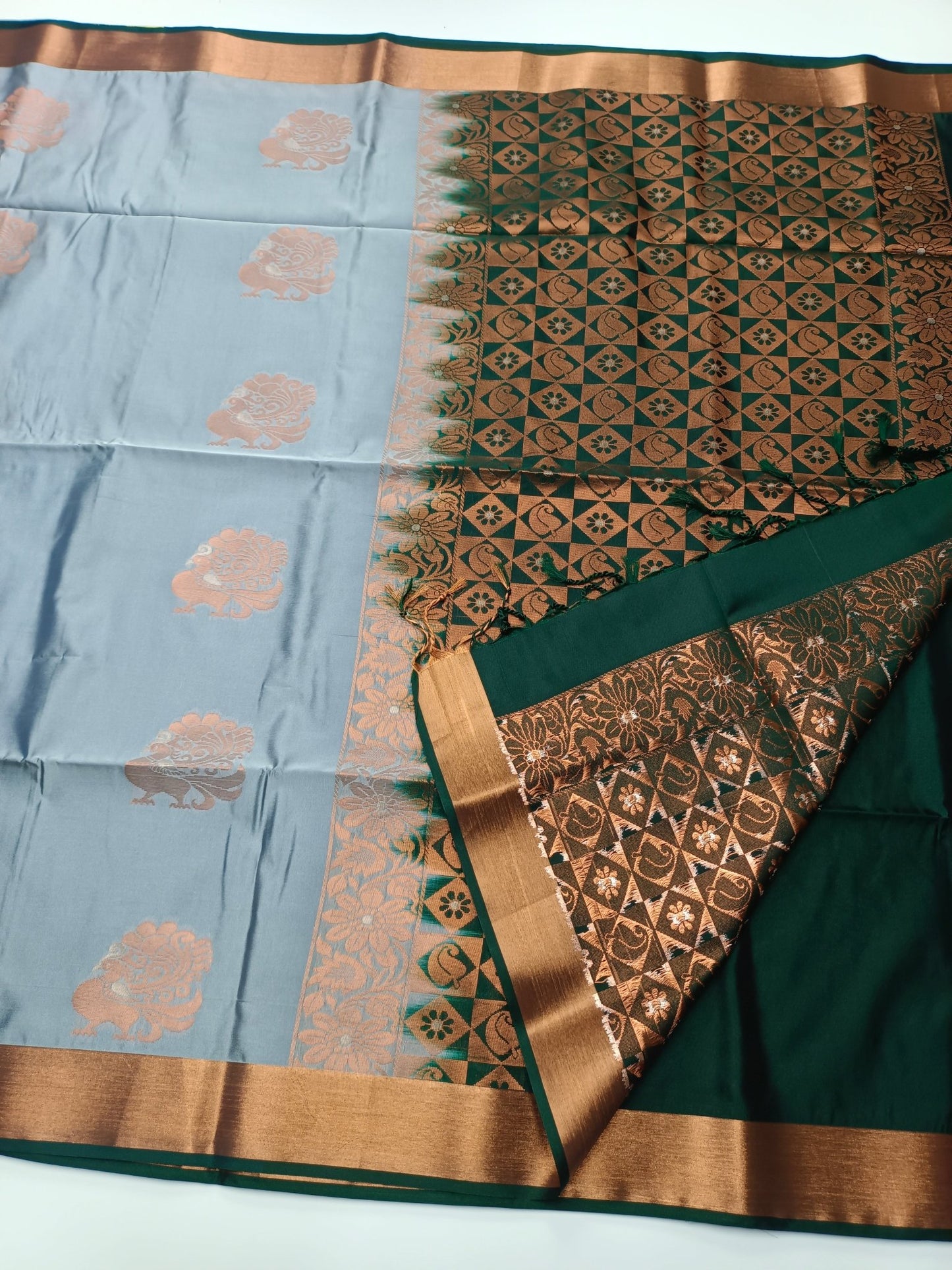 SEMI SOFT ART SILK SAREE - B S CHANNABASAPPA & SONS