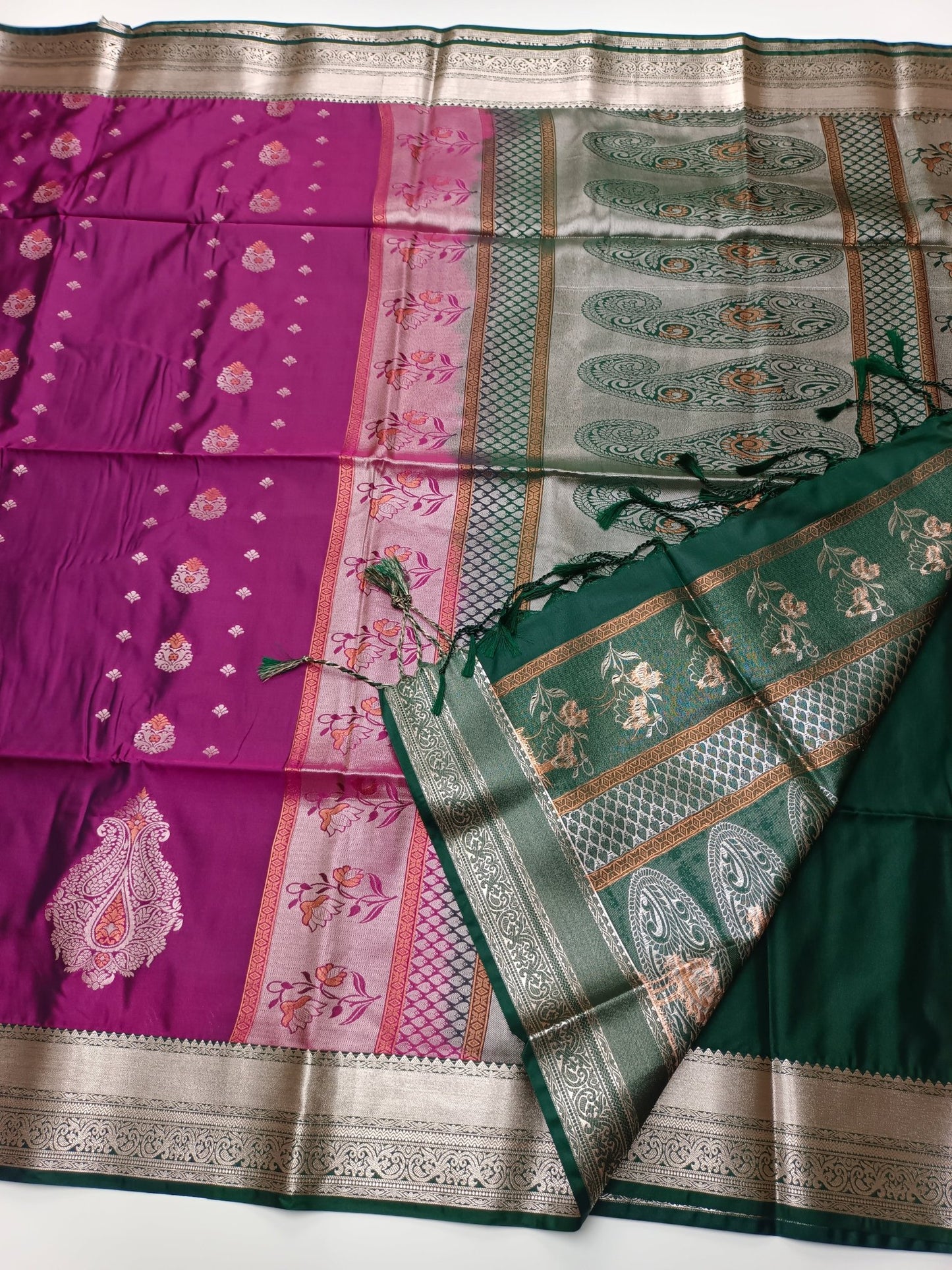 SEMI SOFT ART SILK SAREE - B S CHANNABASAPPA & SONS