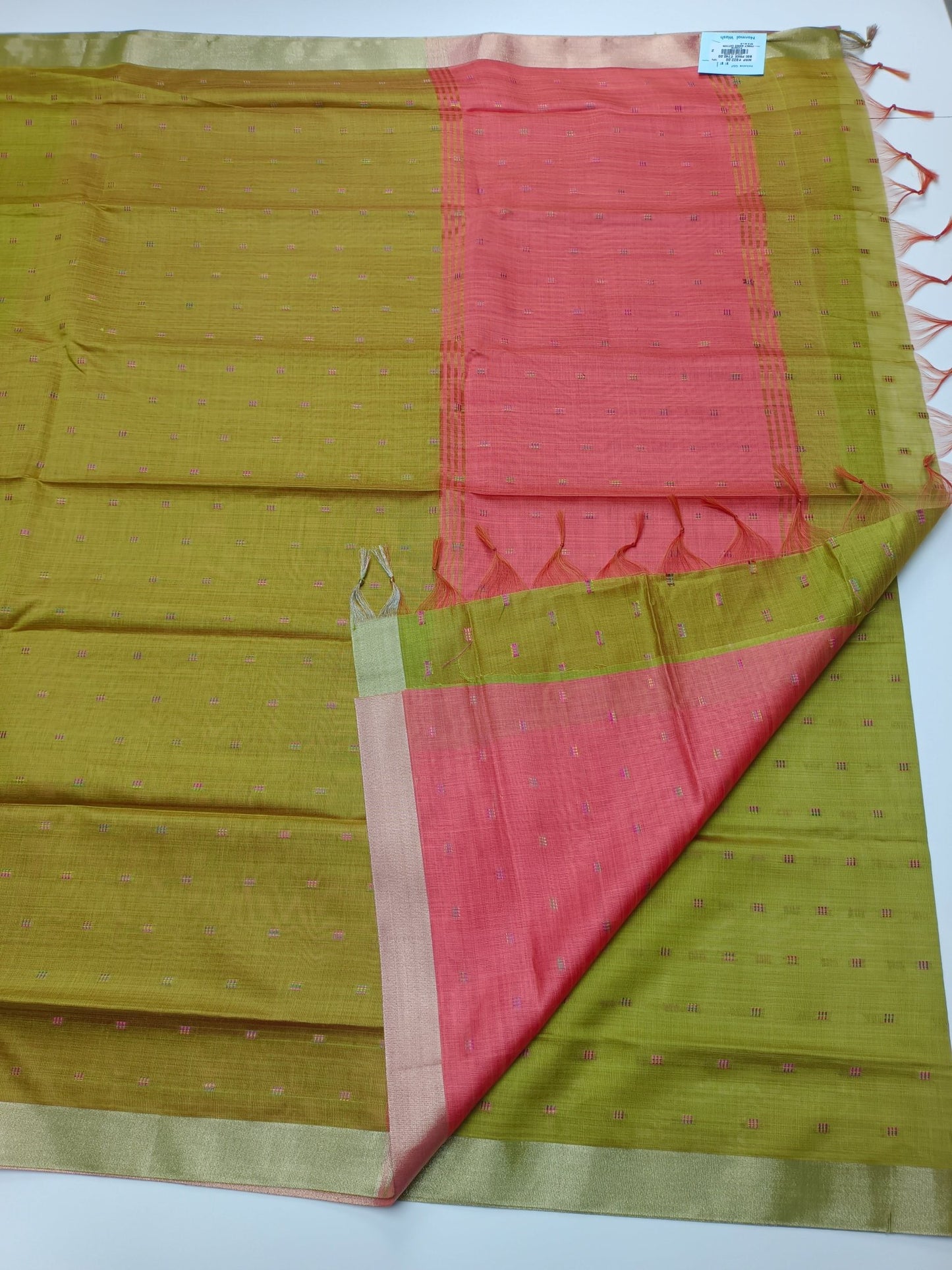 FANCY LENIN SAREE - B S CHANNABASAPPA & SONS