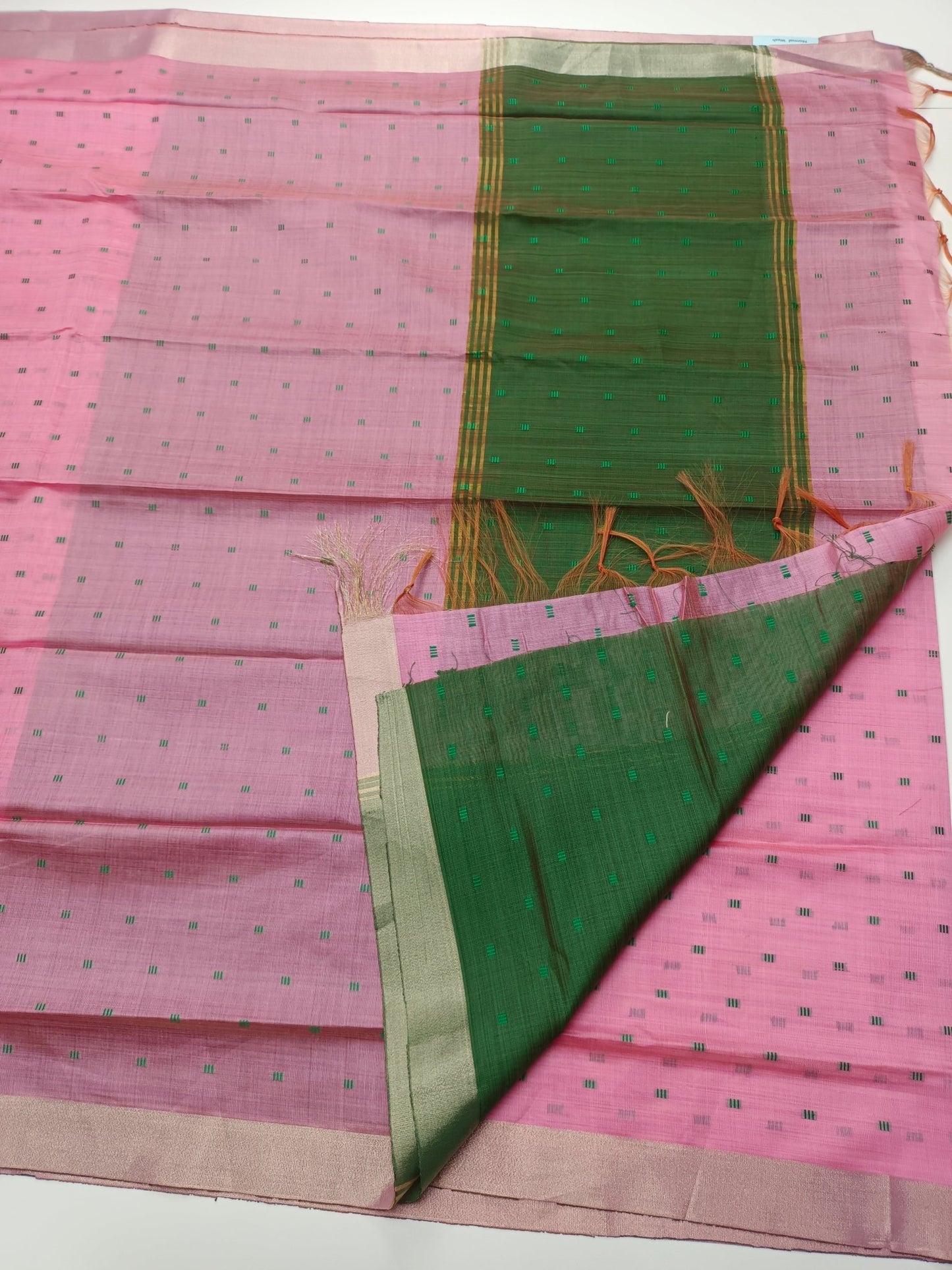 FANCY LENIN SAREE - B S CHANNABASAPPA & SONS