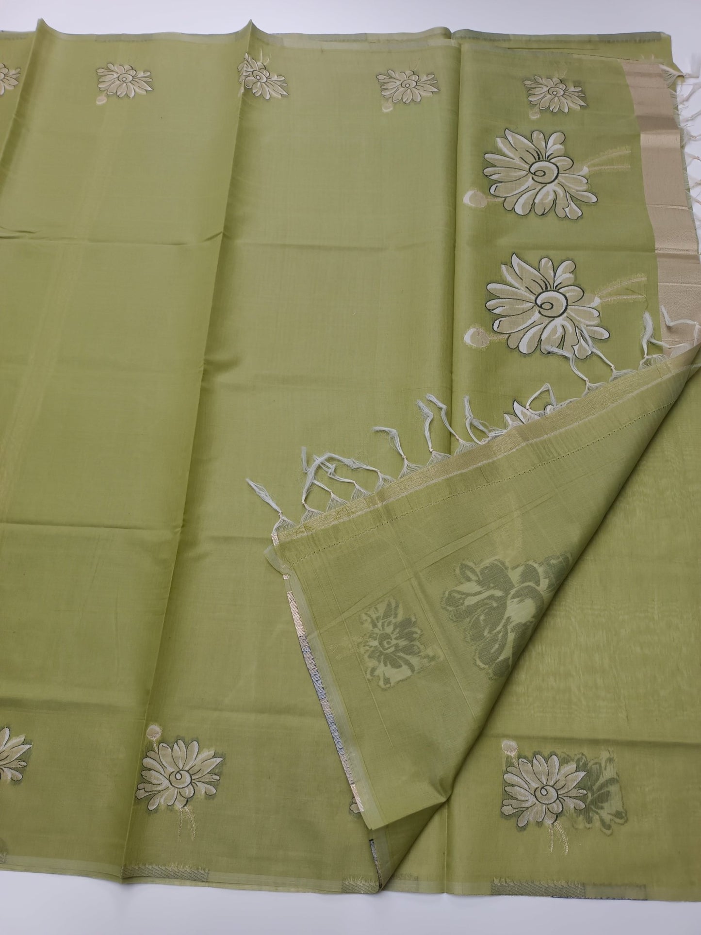 FANCY COTTON SAREE - B S CHANNABASAPPA & SONS