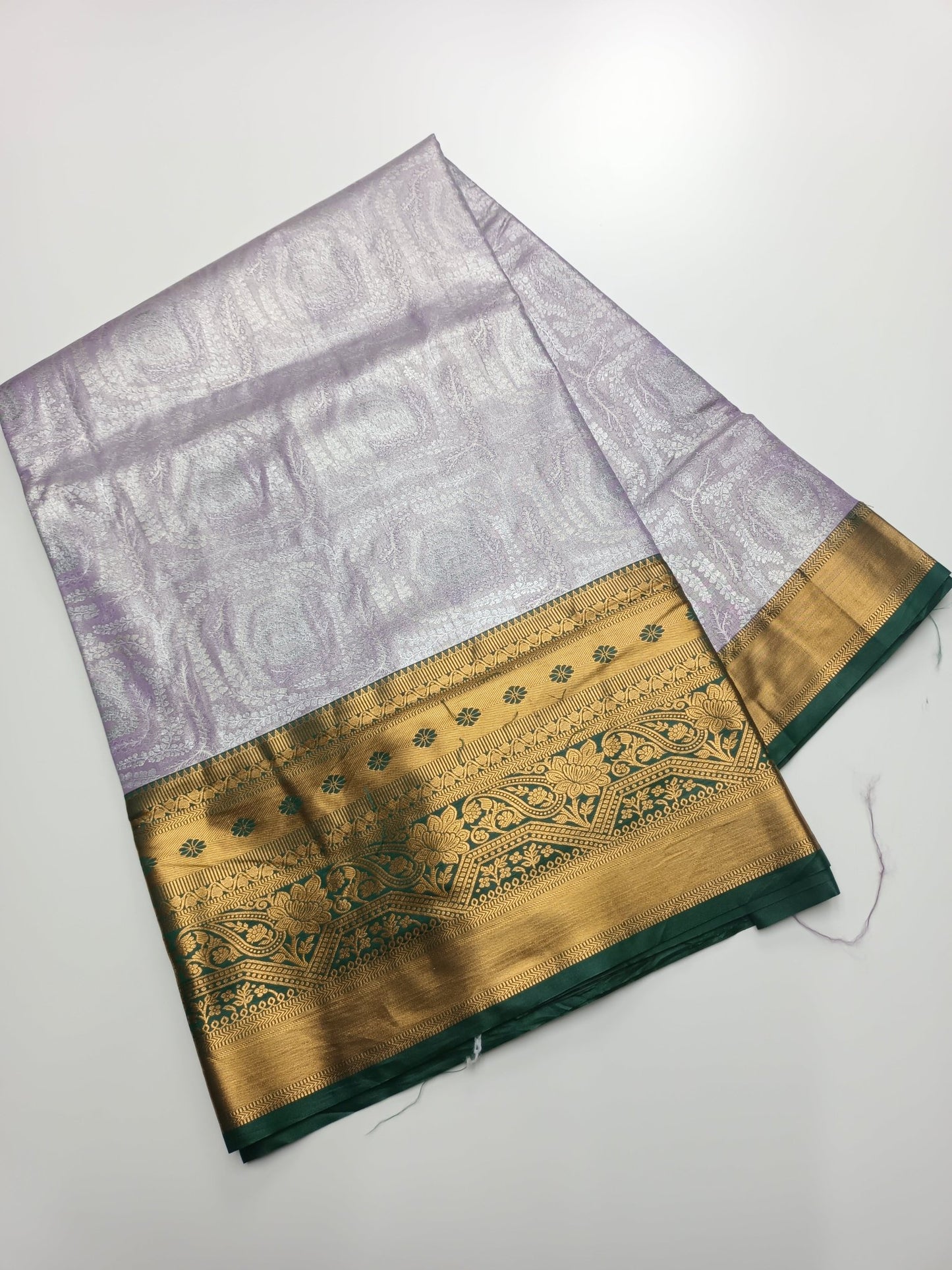 FANCY BRIDAL TISSUE SILK SAREE - B S CHANNABASAPPA & SONS
