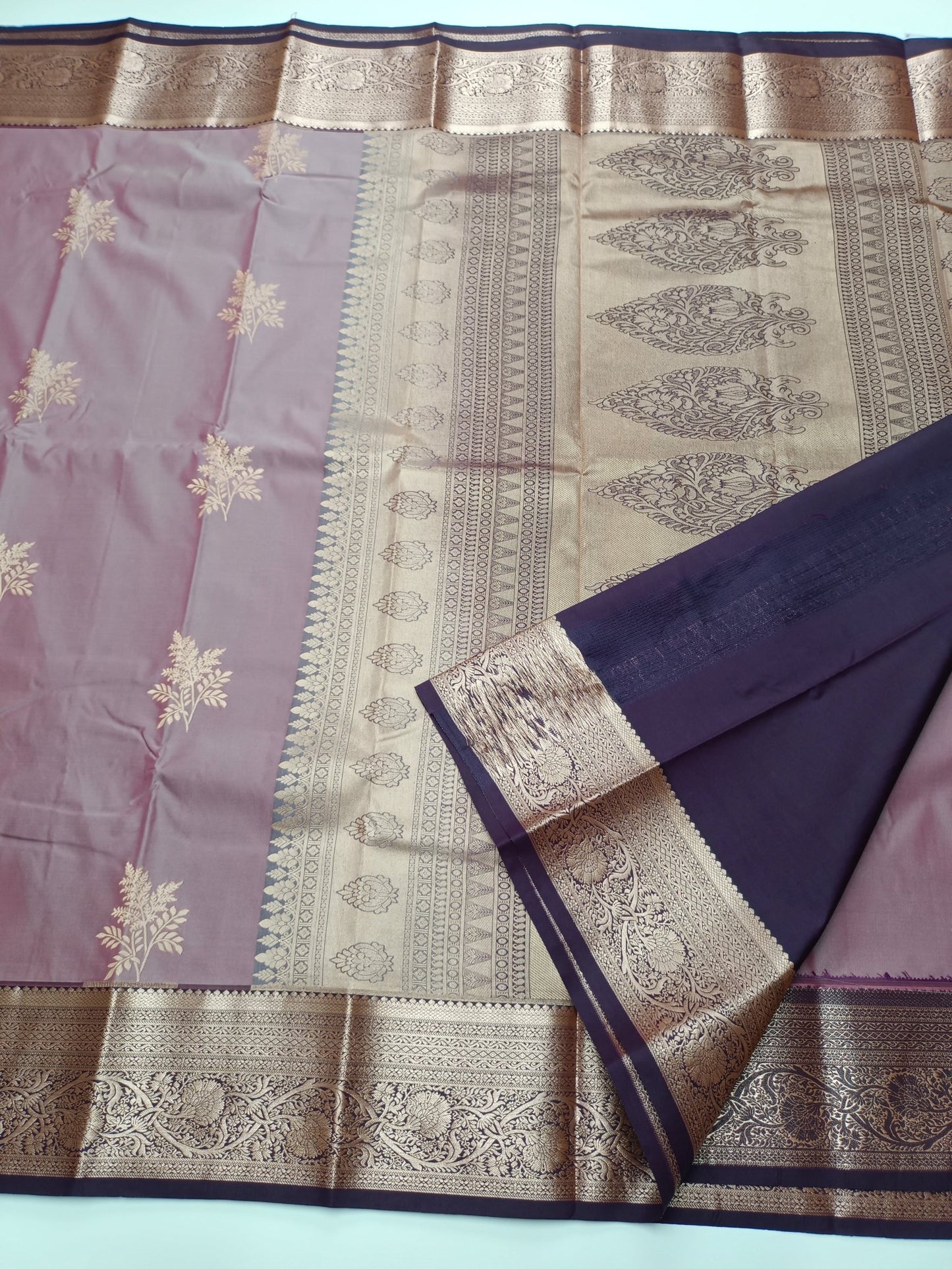 KANCHIPURAM SEMI SILK SAREE - B S CHANNABASAPPA & SONS