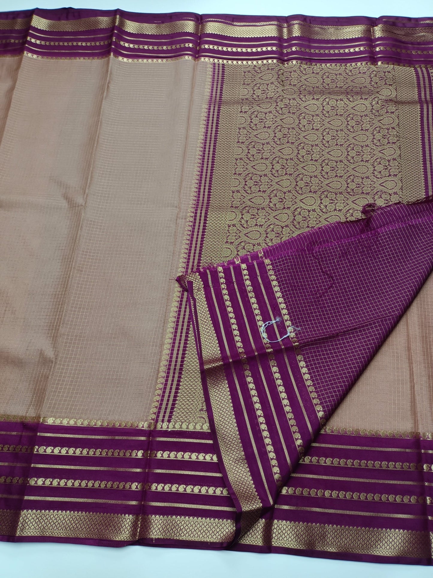 SEMI CREPE SILK SAREE - B S CHANNABASAPPA & SONS