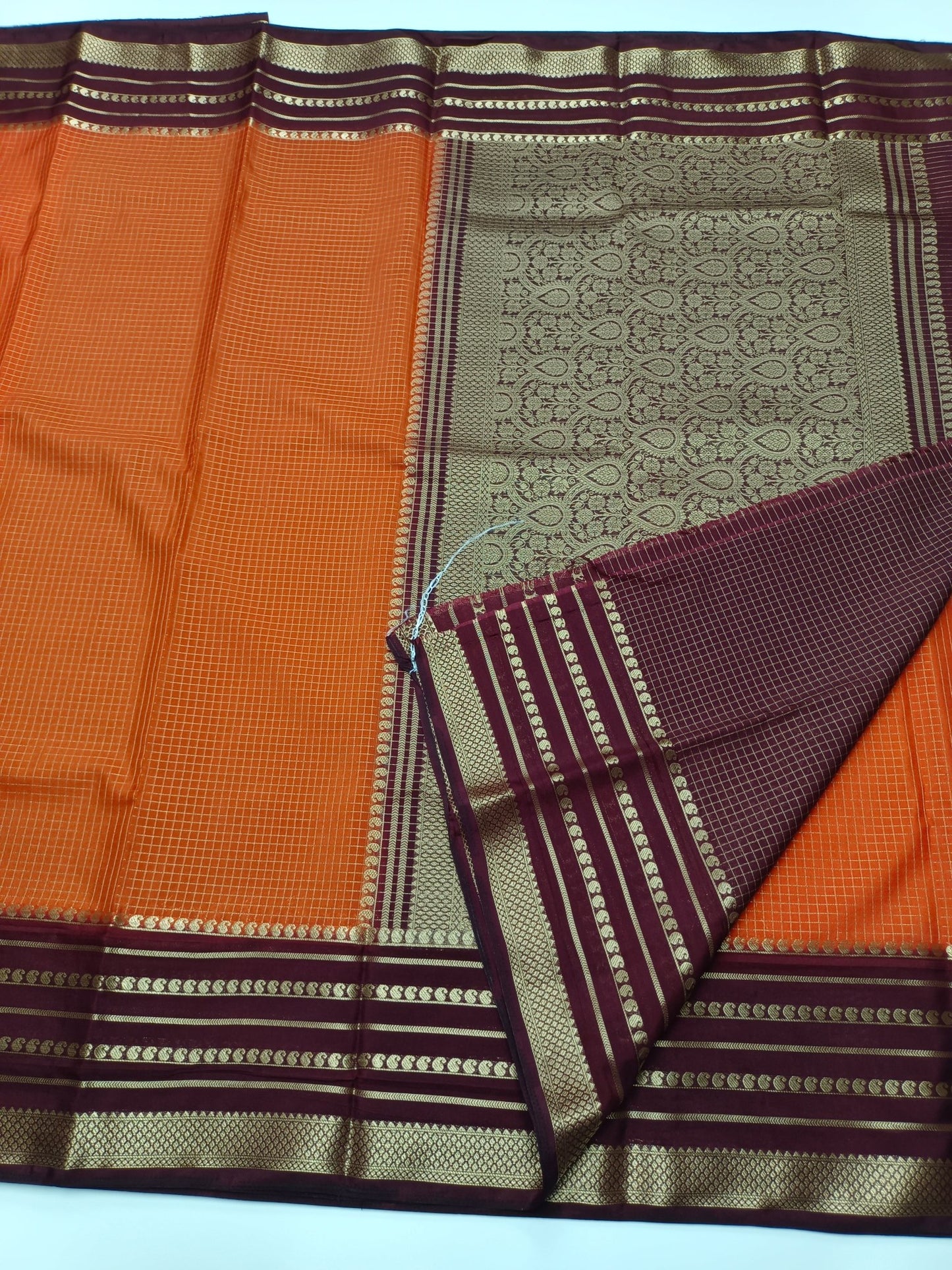 SEMI CREPE SILK SAREE - B S CHANNABASAPPA & SONS