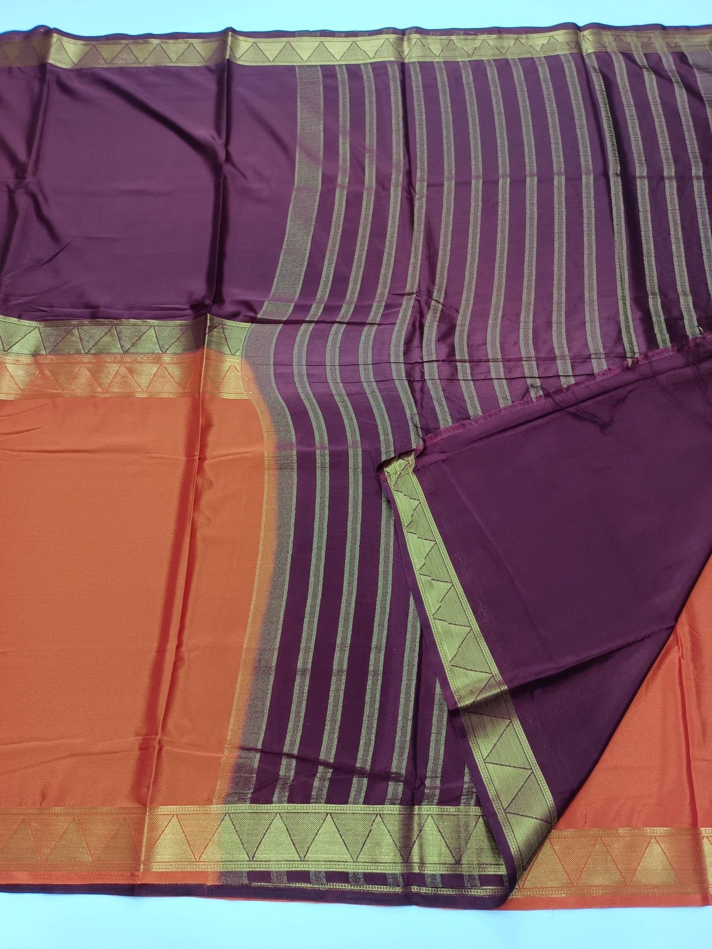 2D CREPE SILK SAREE - B S CHANNABASAPPA & SONS