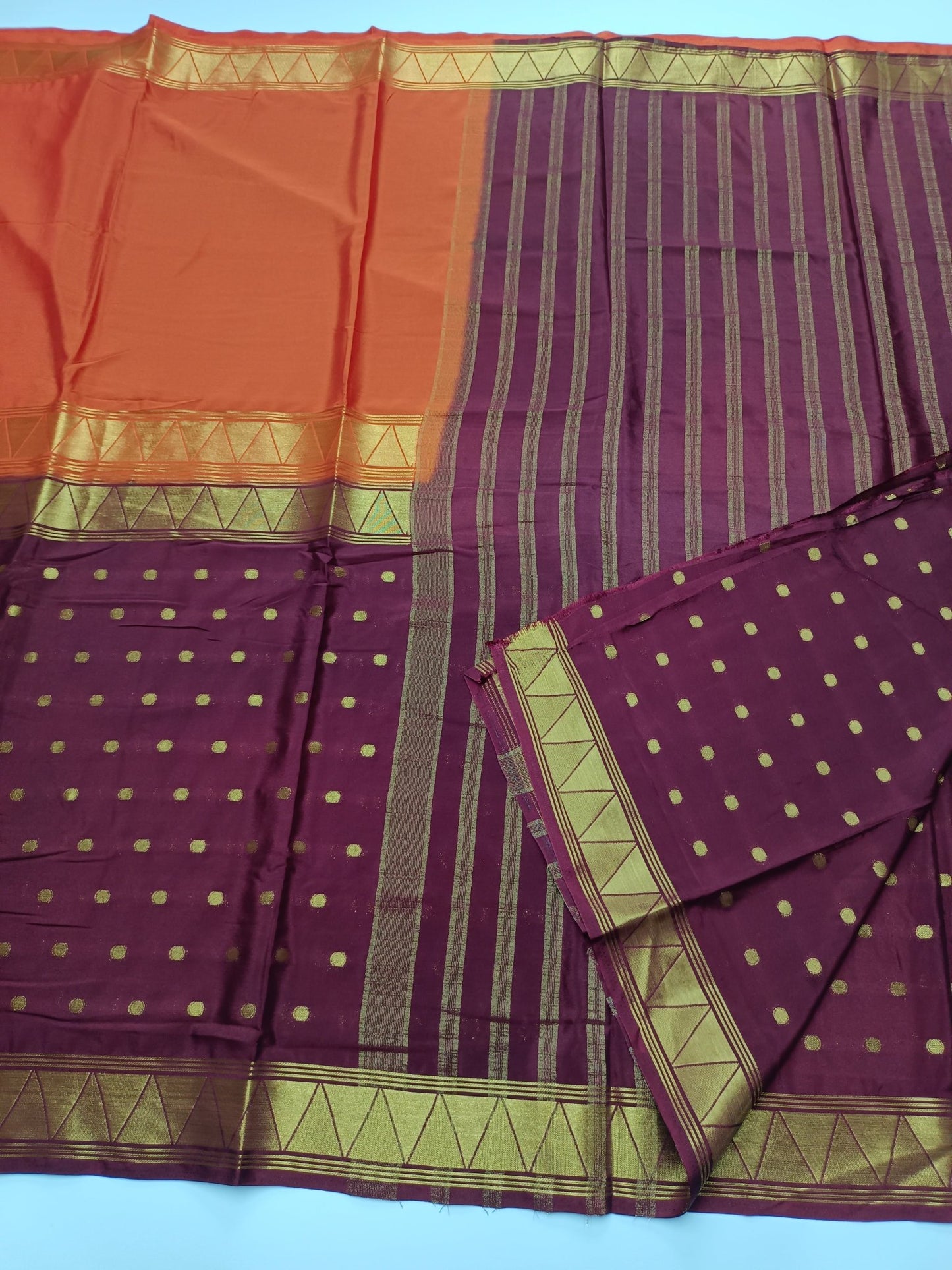 2D CREPE SILK SAREE - B S CHANNABASAPPA & SONS