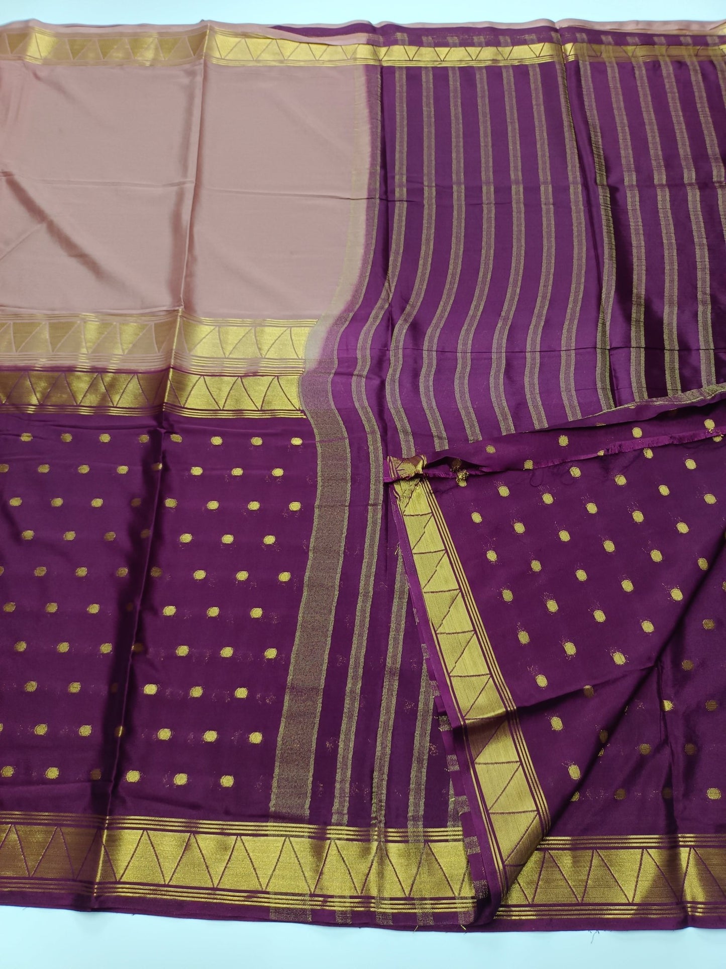 2D CREPE SILK SAREE - B S CHANNABASAPPA & SONS