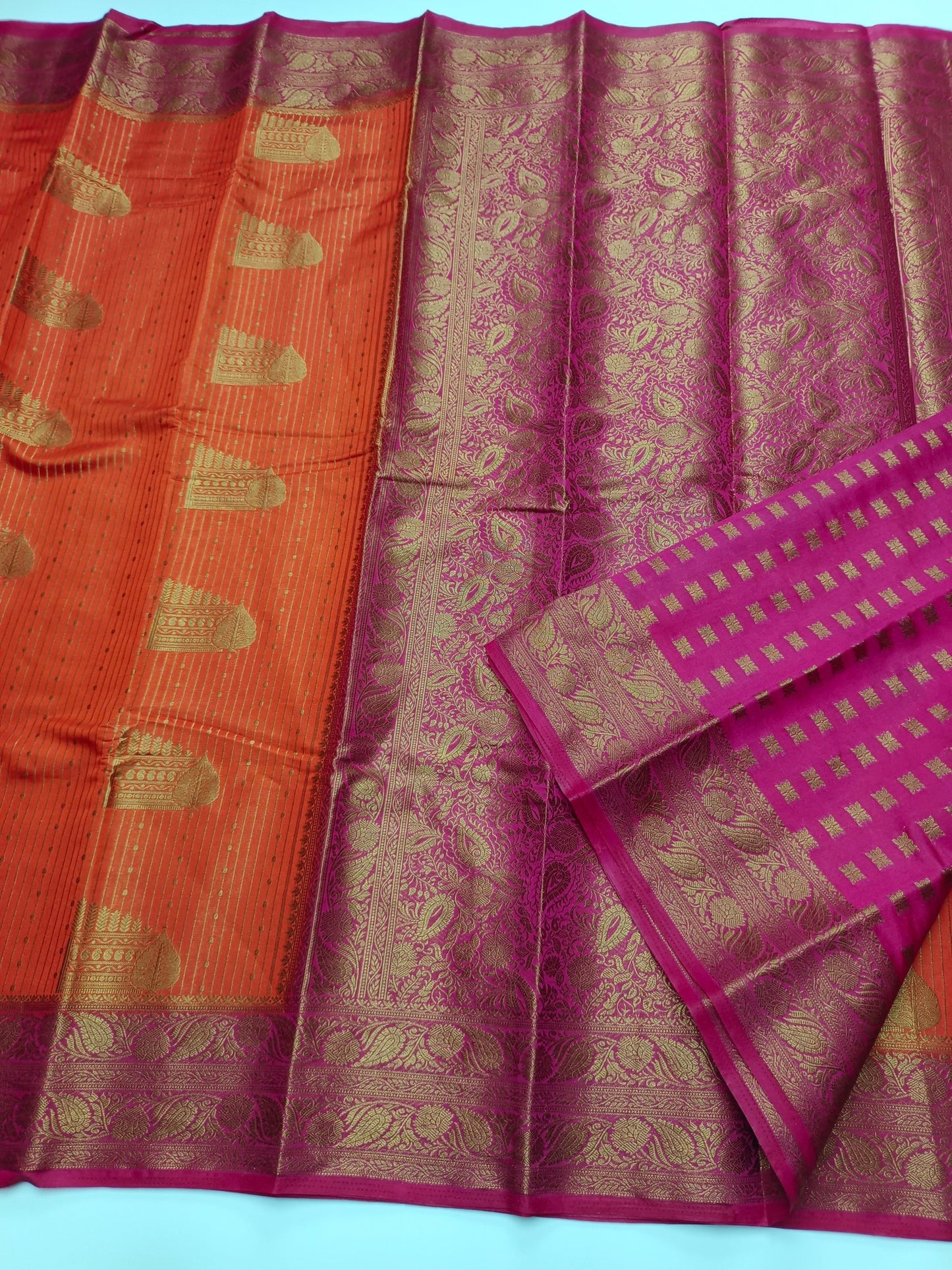 FANCY COTTON SILK SAREE - B S CHANNABASAPPA & SONS