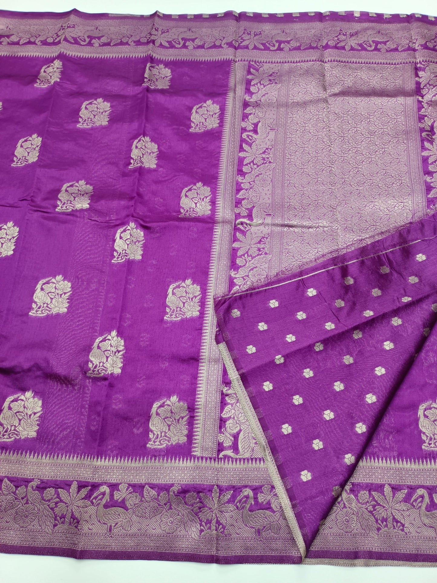 FANCY RAW SILK SAREE - B S CHANNABASAPPA & SONS