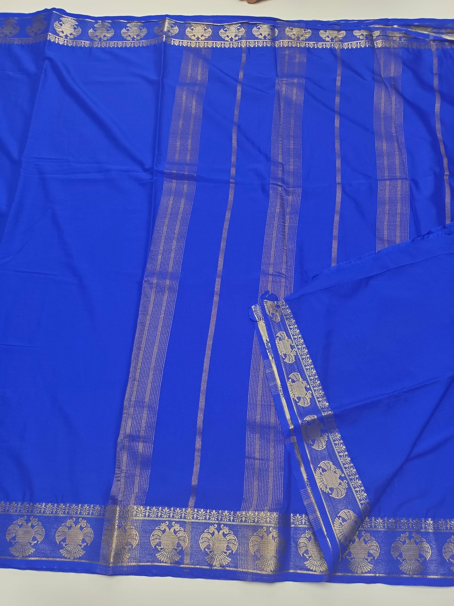 ART CREPE SILK SAREE - B S CHANNABASAPPA & SONS