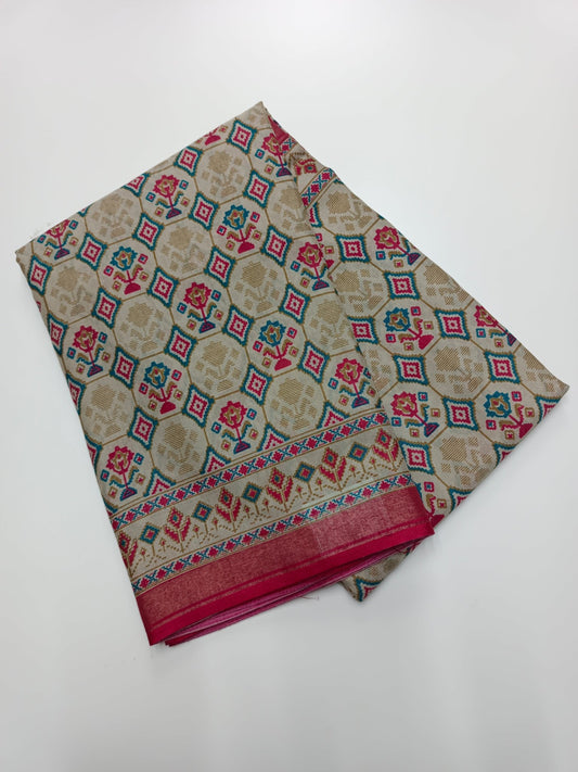 FANCY DOLA SILK SAREE - B S CHANNABASAPPA & SONS