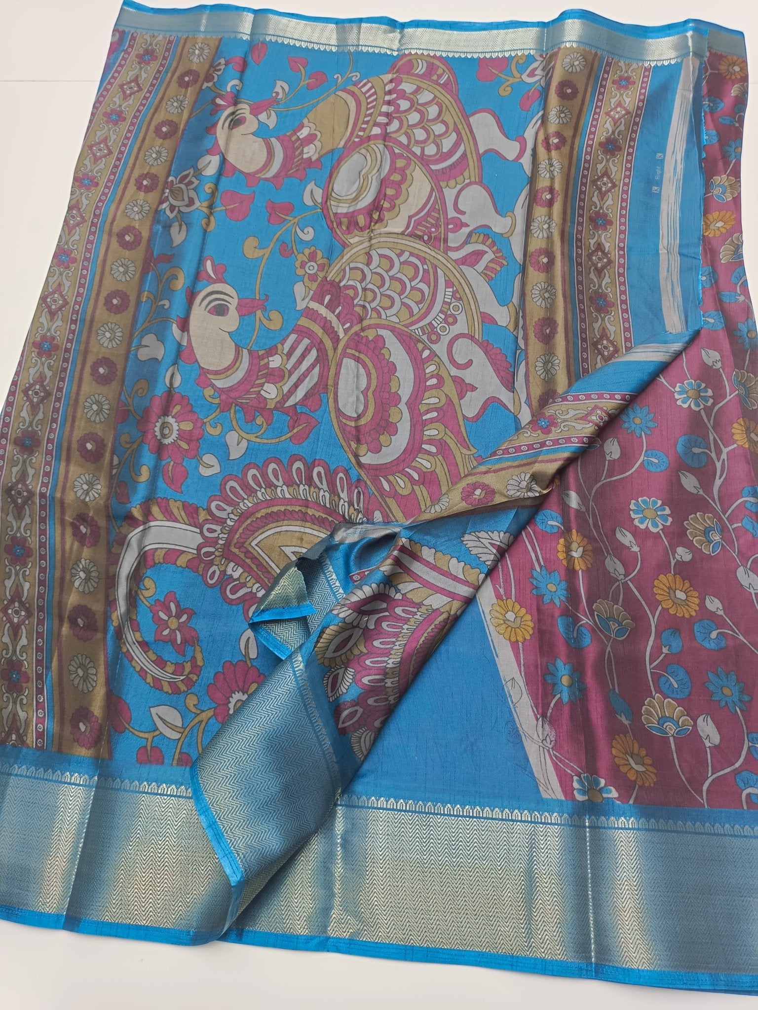 FANCY DOLA SILK SAREE - B S CHANNABASAPPA & SONS