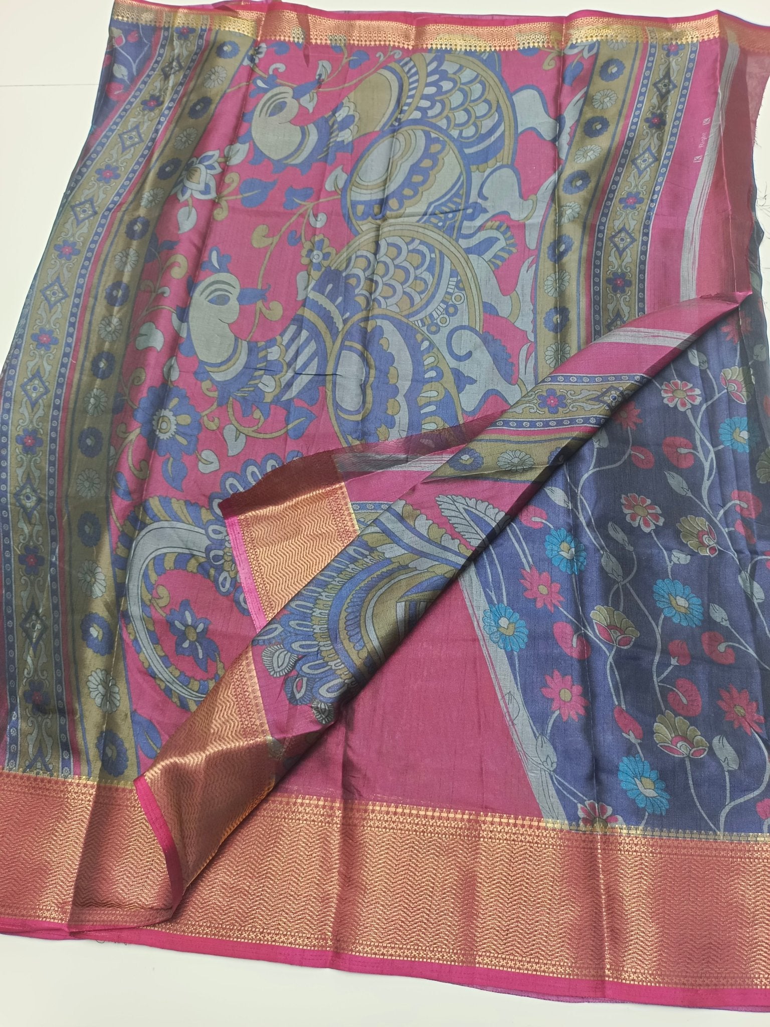FANCY DOLA SILK SAREE - B S CHANNABASAPPA & SONS