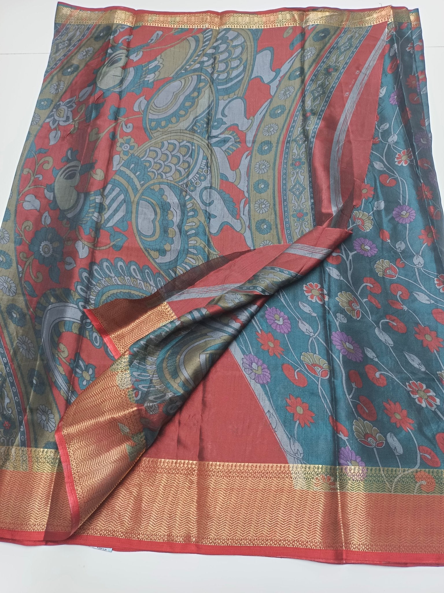 FANCY DOLA SILK SAREE - B S CHANNABASAPPA & SONS