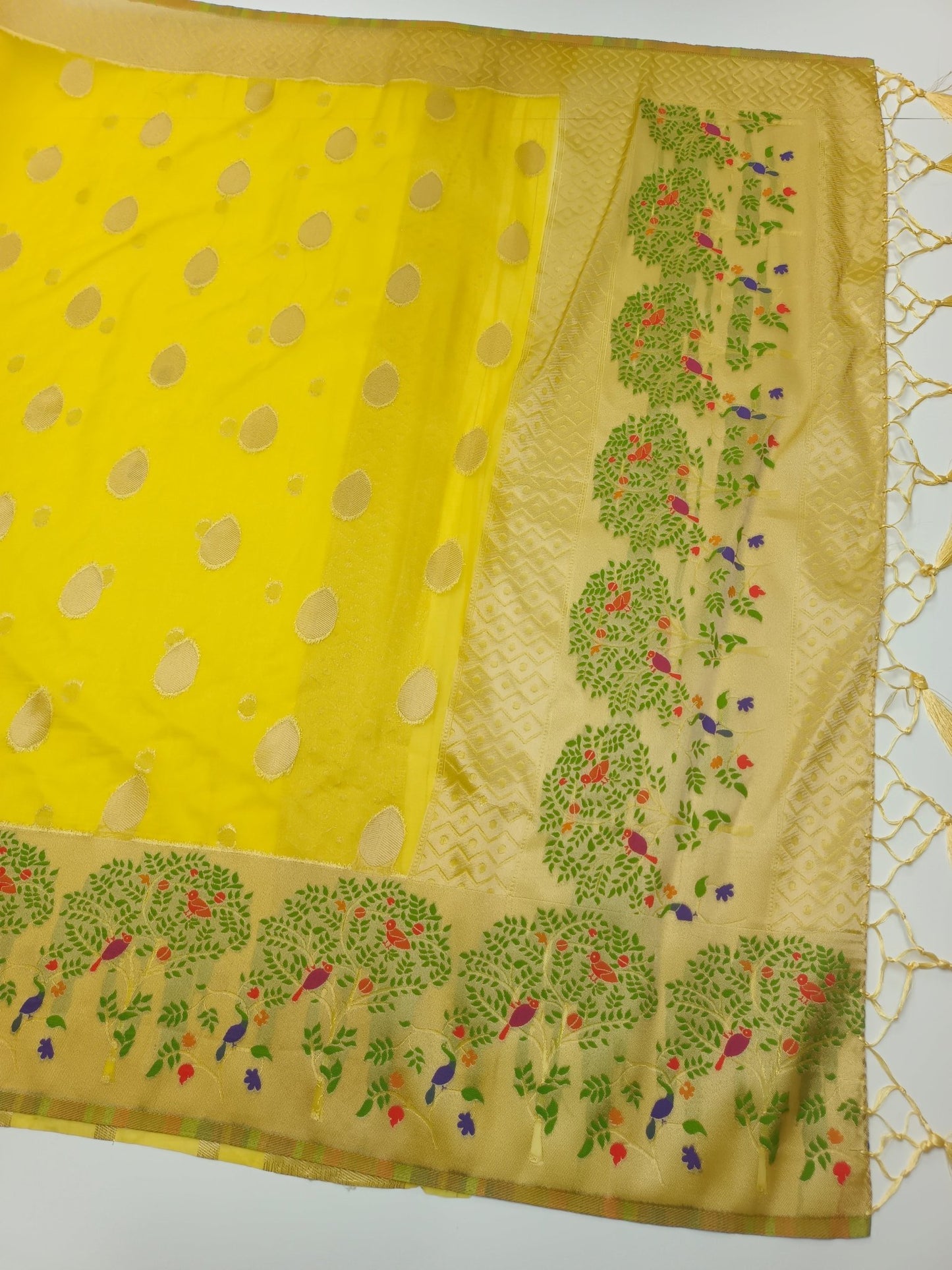 FANCY ORGANZA SAREE - B S CHANNABASAPPA & SONS