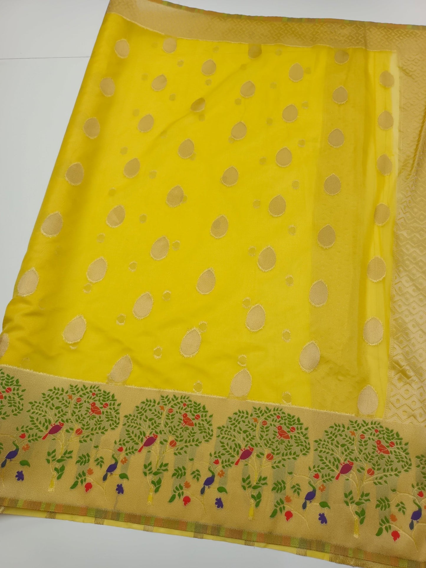 FANCY ORGANZA SAREE - B S CHANNABASAPPA & SONS