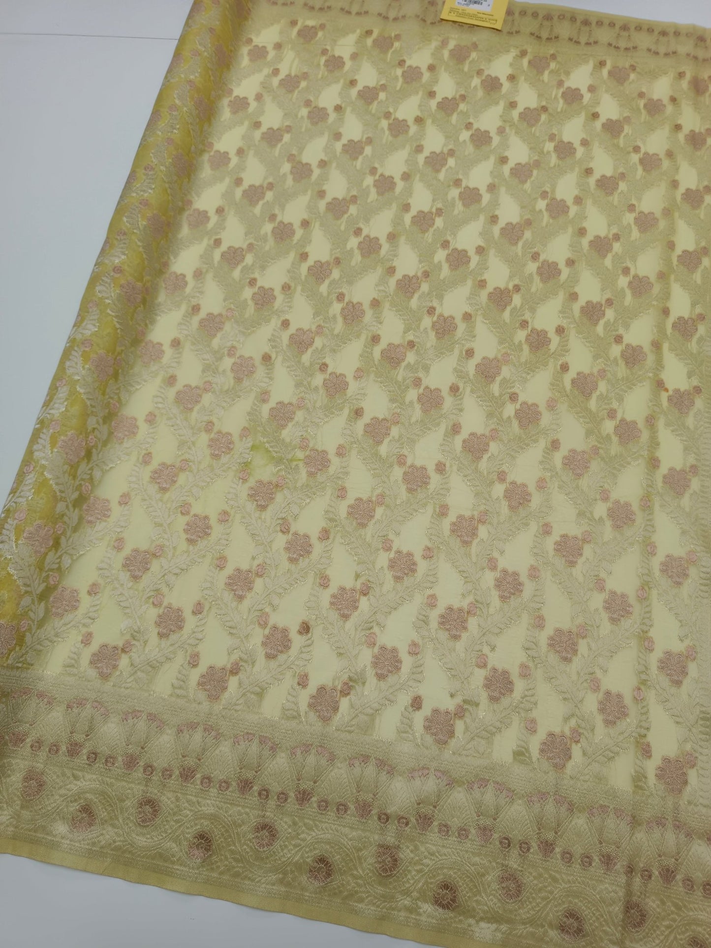 FANCY ORGANZA SAREE - B S CHANNABASAPPA & SONS