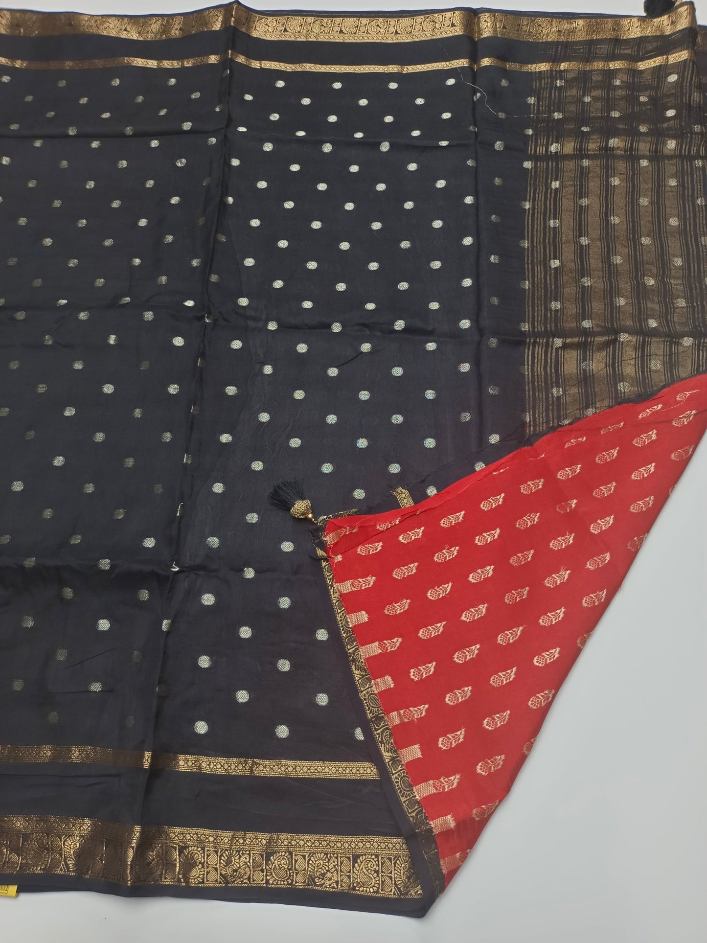 SEMI DOLA SILK SAREE - B S CHANNABASAPPA & SONS