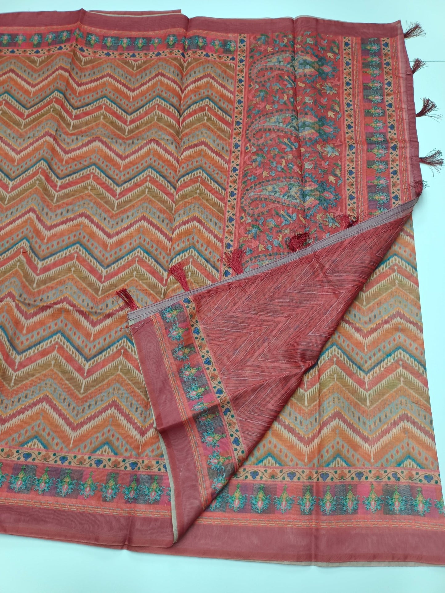 FANCY COTTON SAREE - B S CHANNABASAPPA & SONS