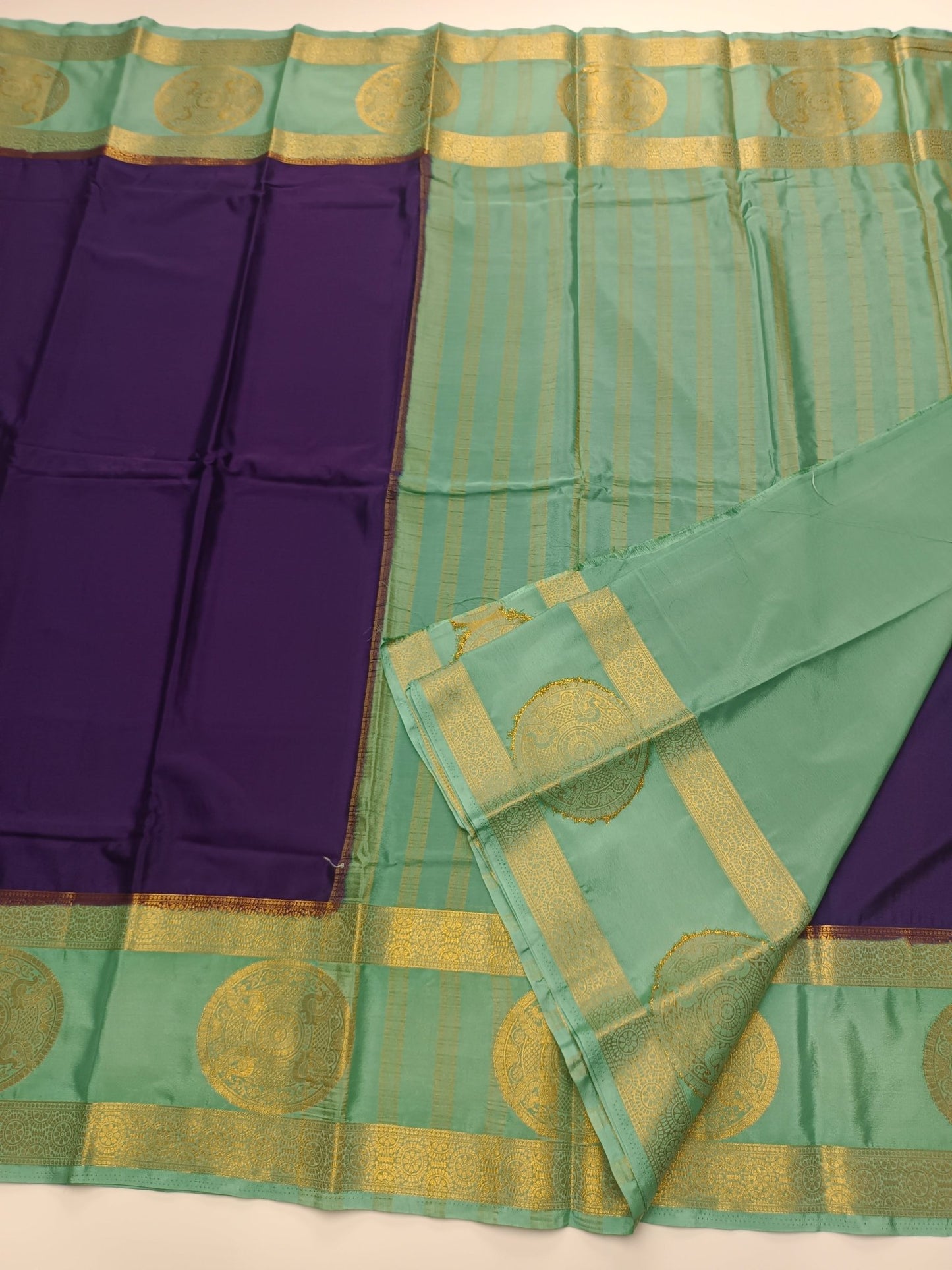 SEMI CREPE SILK SAREE - B S CHANNABASAPPA & SONS