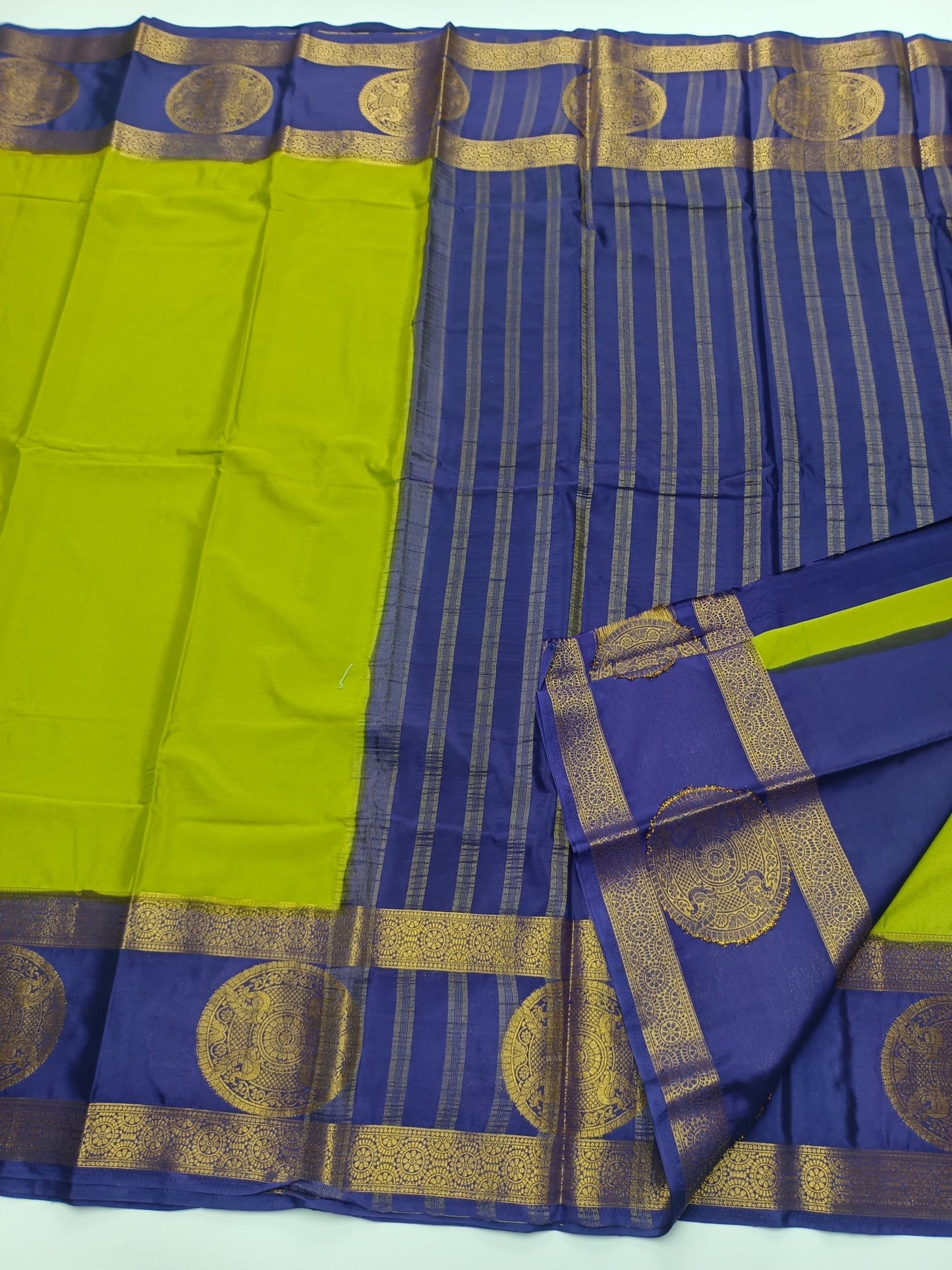 SEMI CREPE SILK SAREE - B S CHANNABASAPPA & SONS