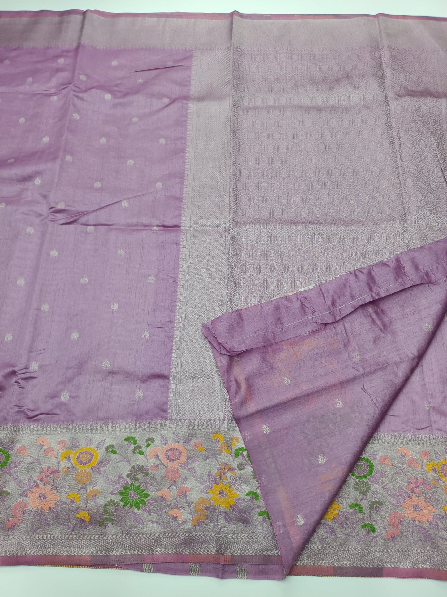 FANCY RAW SILK SAREE - B S CHANNABASAPPA & SONS