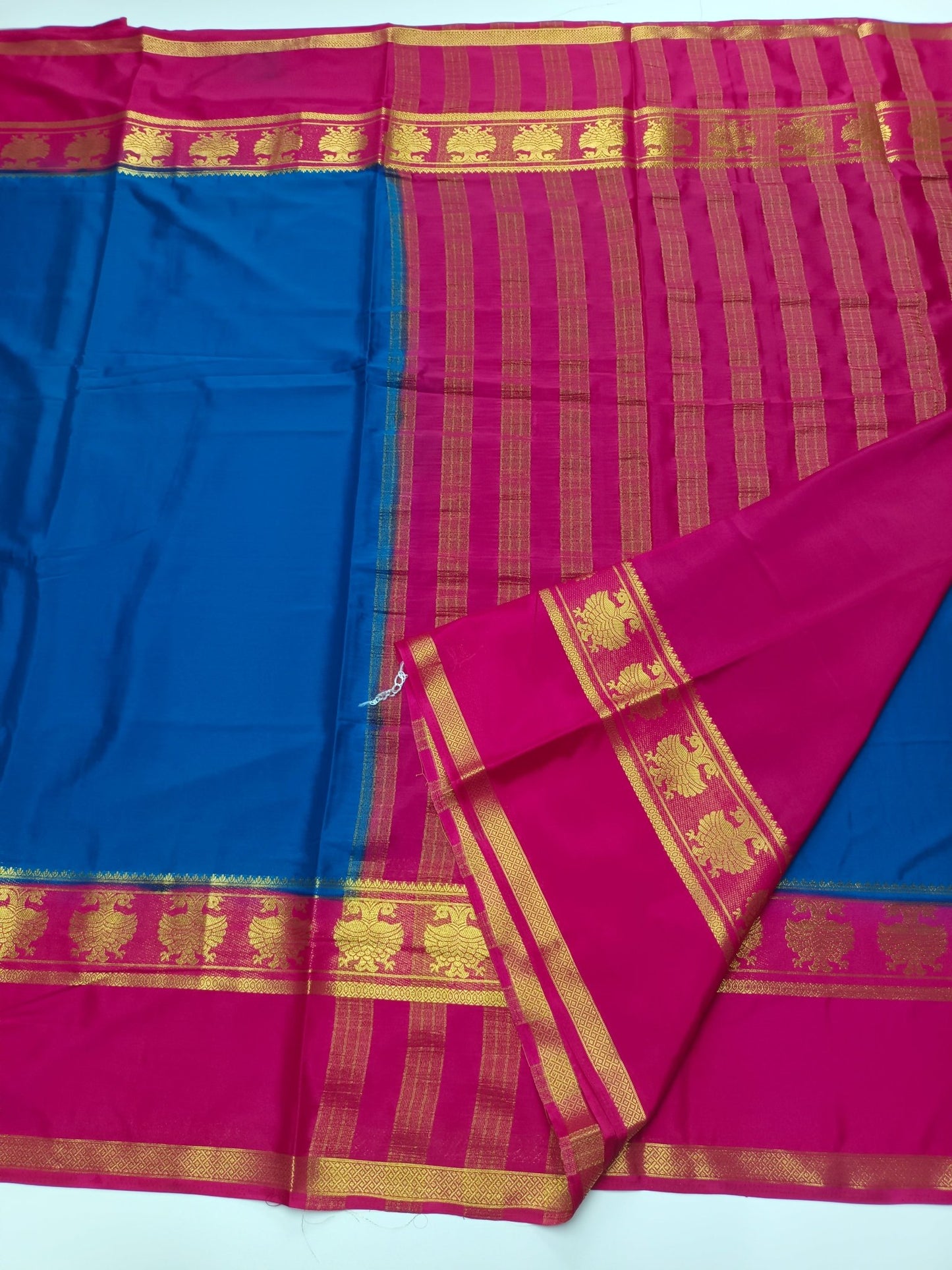 SEMI CREPE SILK SAREE - B S CHANNABASAPPA & SONS