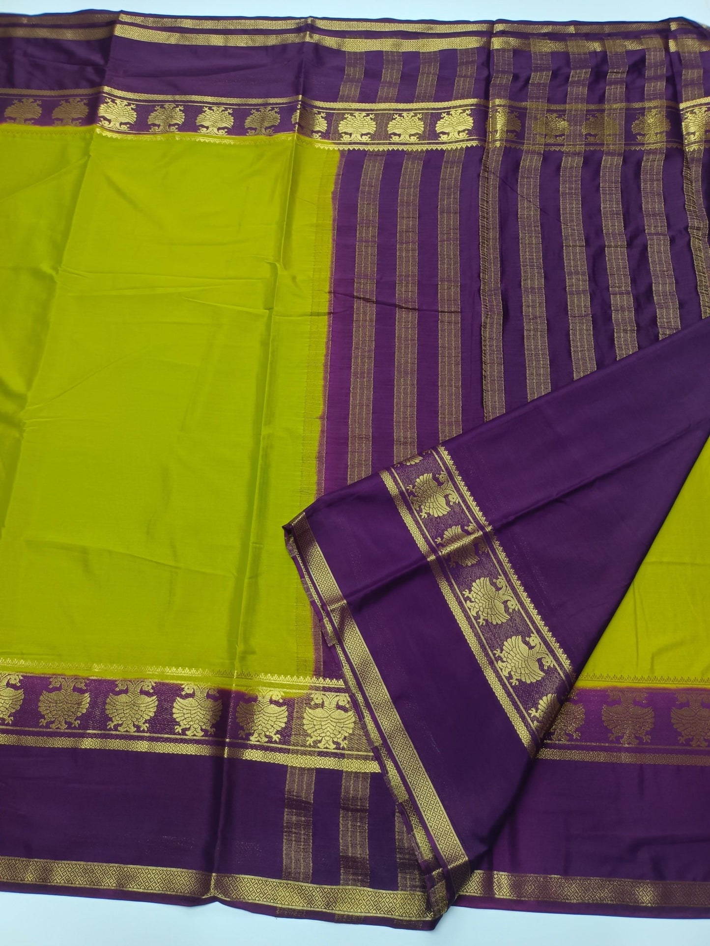 SEMI CREPE SILK SAREE - B S CHANNABASAPPA & SONS