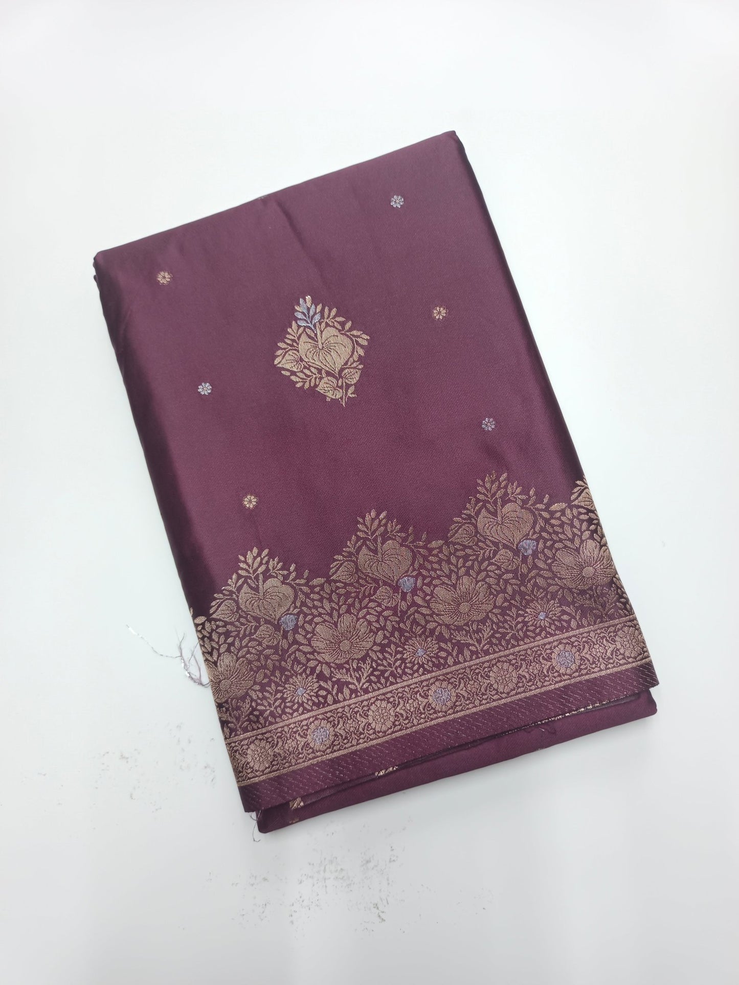 SATIN CREPE SILK SAREE - B S CHANNABASAPPA & SONS
