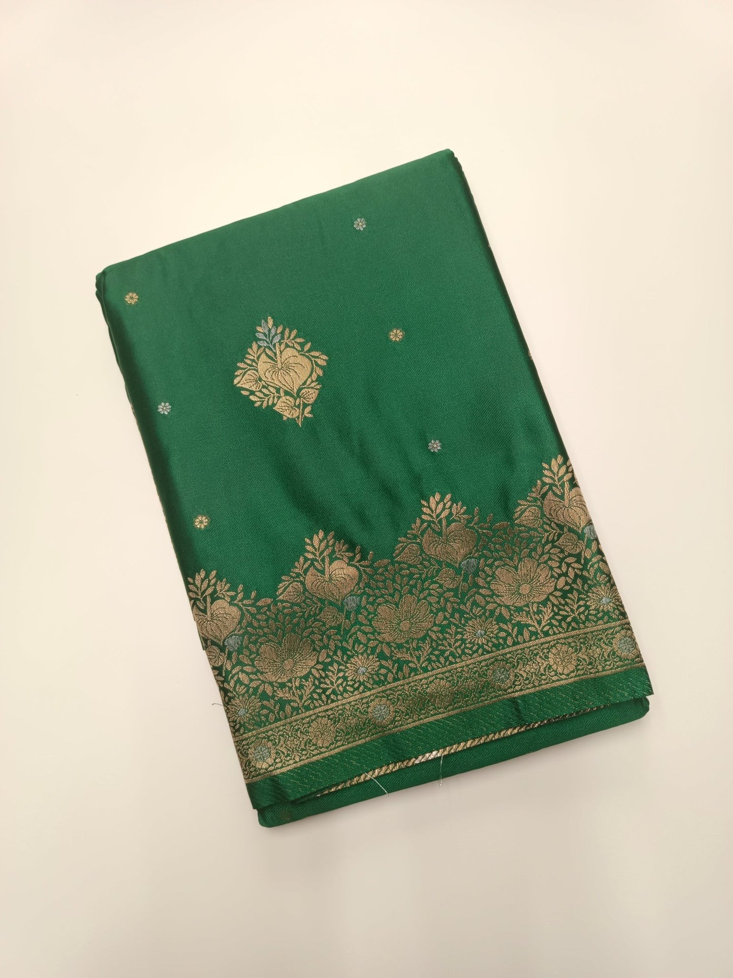 SATIN CREPE SILK SAREE - B S CHANNABASAPPA & SONS